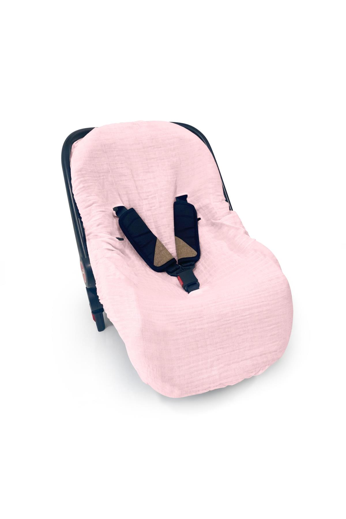 Deux Lapins / Müslin Ana Kucağı Kılıfı – Innocent Pink std