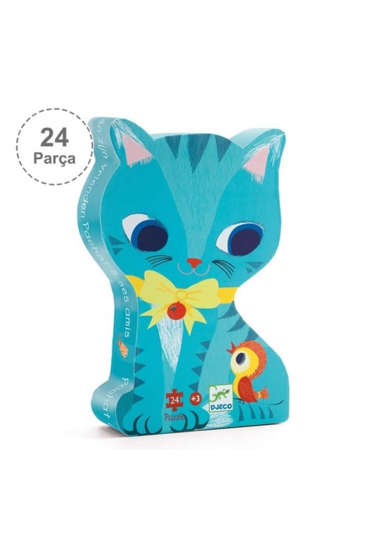 Djeco Dekoratif Puzzle 24 Parça - Pachat And His Friends Çok Renkli