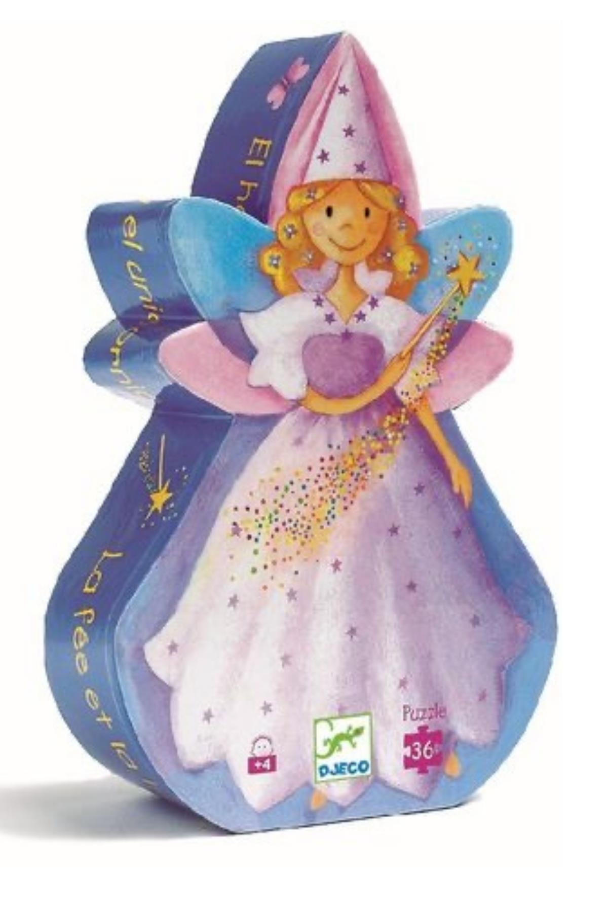 Djeco / Dekoratif Puzzle 36 Parça/The Fairy And The Unicorn Çok Renkli