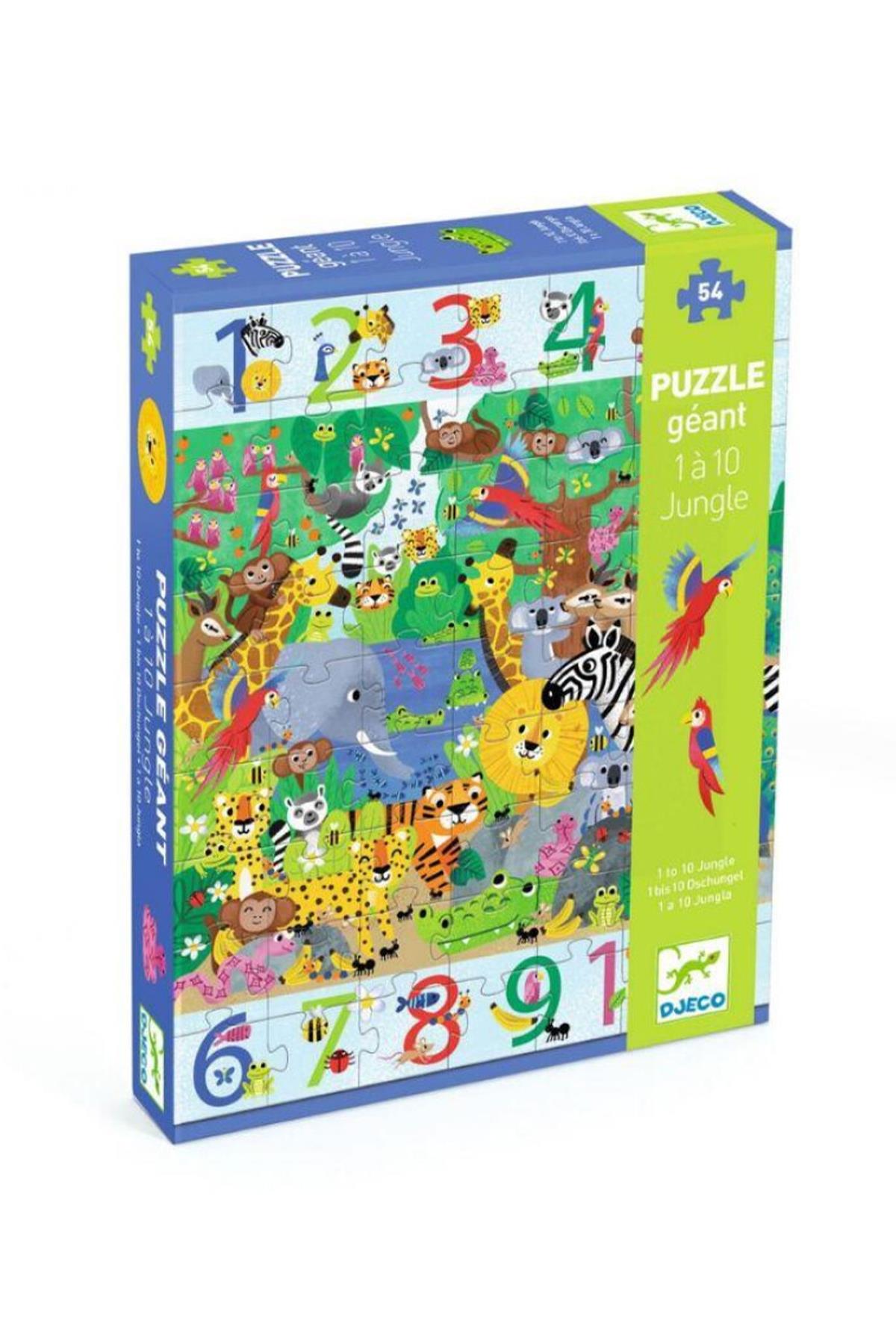 Djeco Dev Puzzle 54 Parça / Jungle Çok Renkli