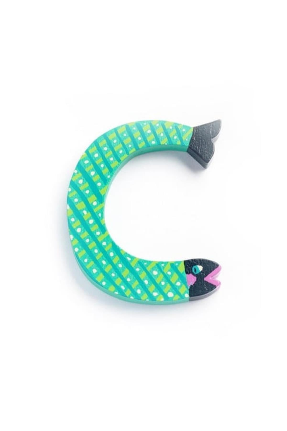 Djeco Harfler - C - Animals Letter Çok Renkli