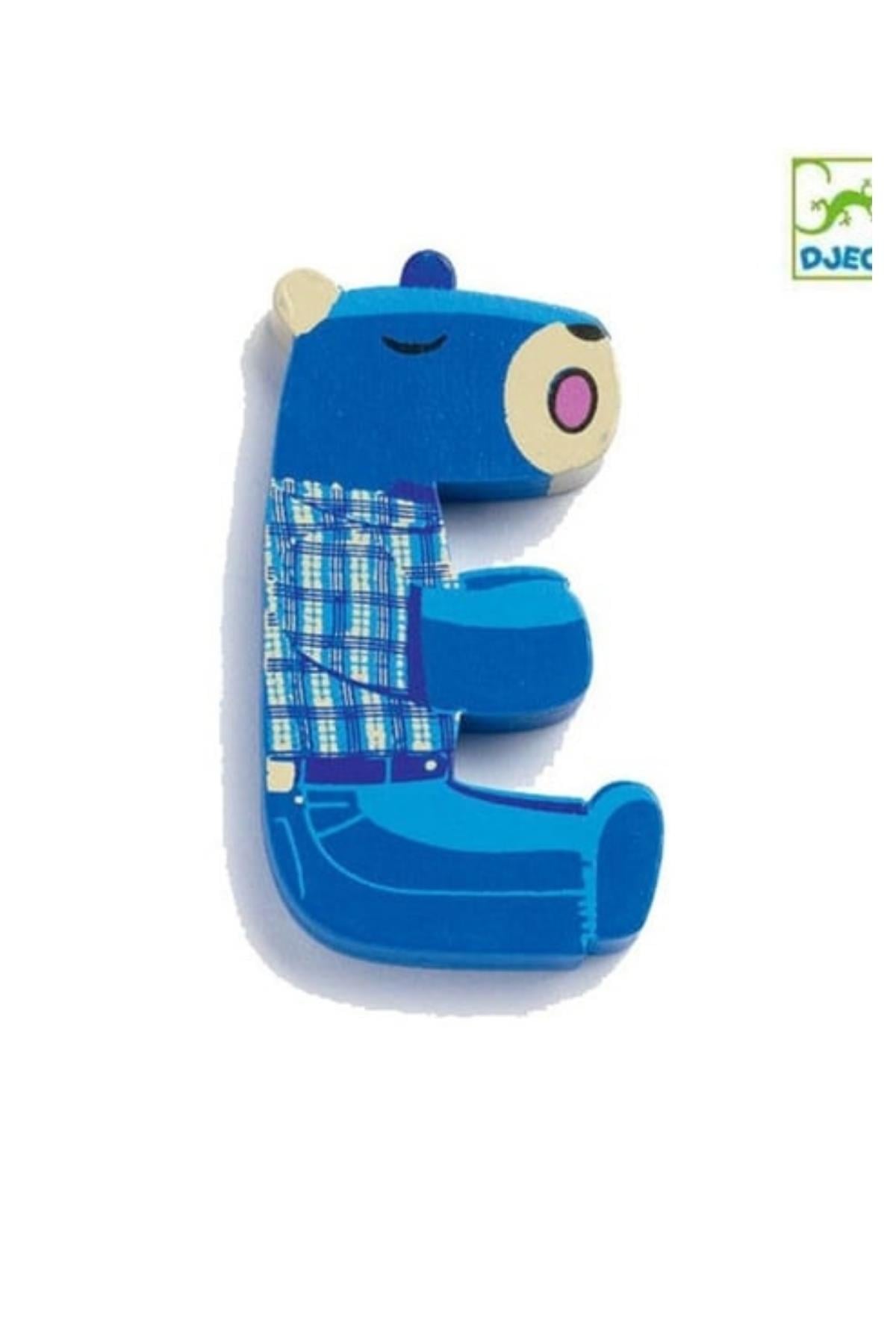 Djeco Harfler - E - Animals Letter Çok Renkli