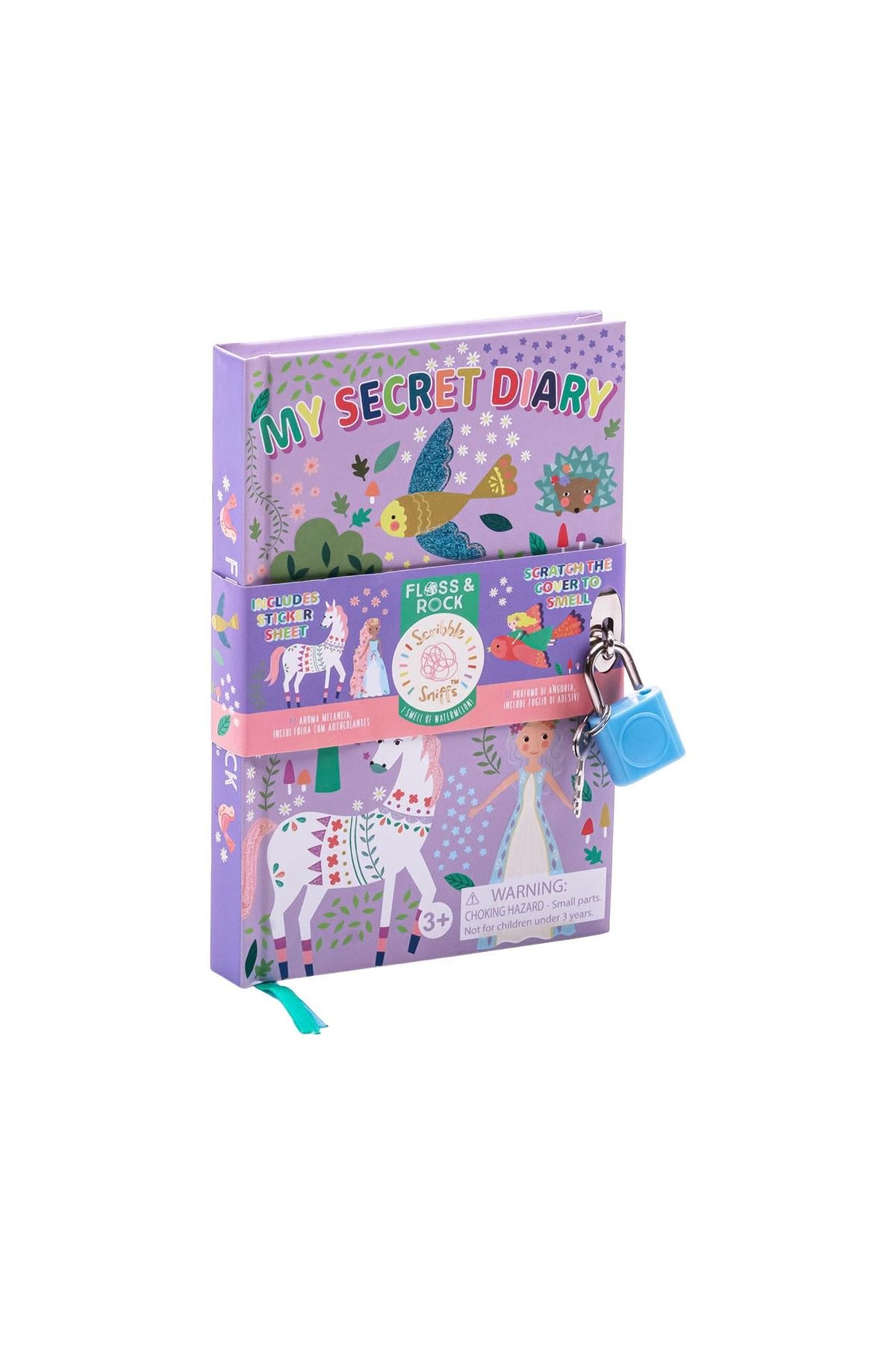 FLOSS & ROCK Kokulu Kilitli Günlük / Fairy Tale *YENİ* Çok Renkli