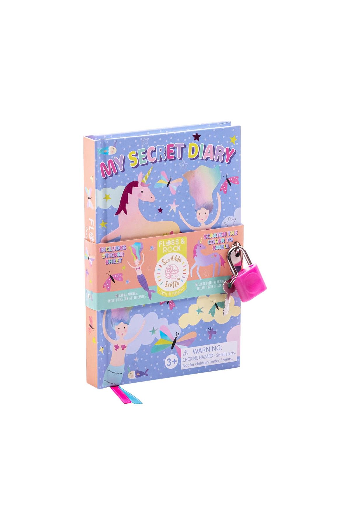 FLOSS & ROCK Kokulu Kilitli Günlük / Fantasy *YENİ* Çok Renkli