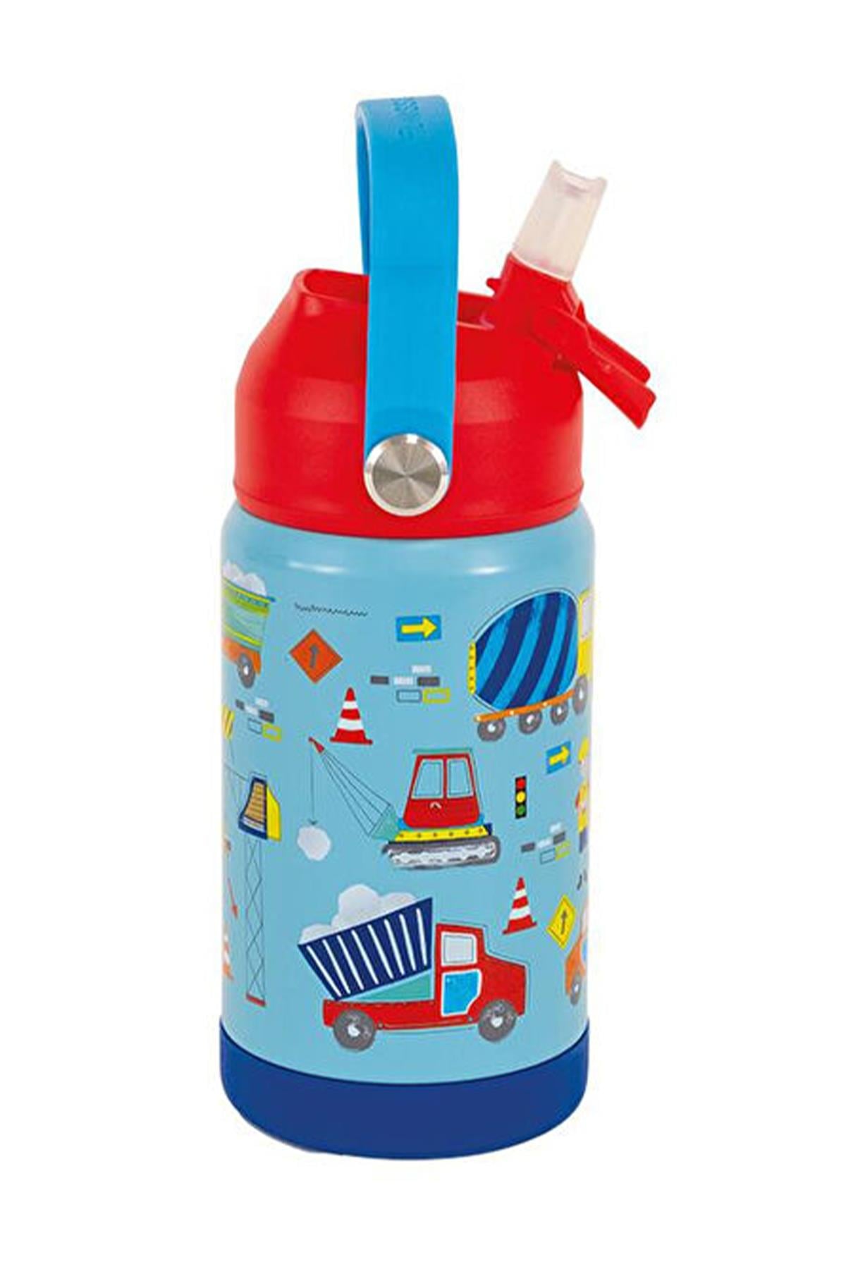 FLOSS & ROCK Paslanmaz Çelik Pipetli Suluk / Construction Çok Renkli