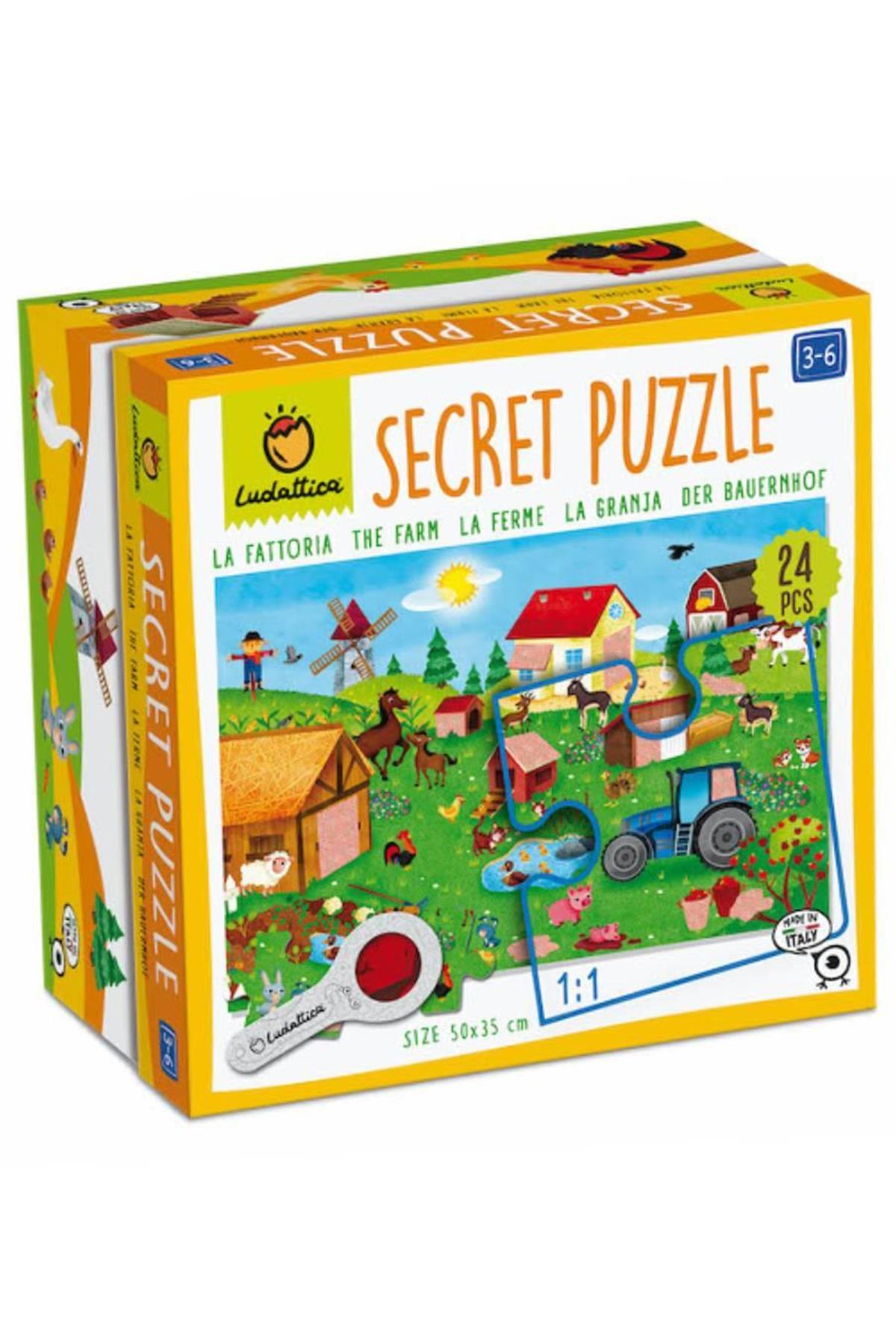 Gizemli Puzzle - Çiftlik  - SECRET PUZZLE Çok Renkli