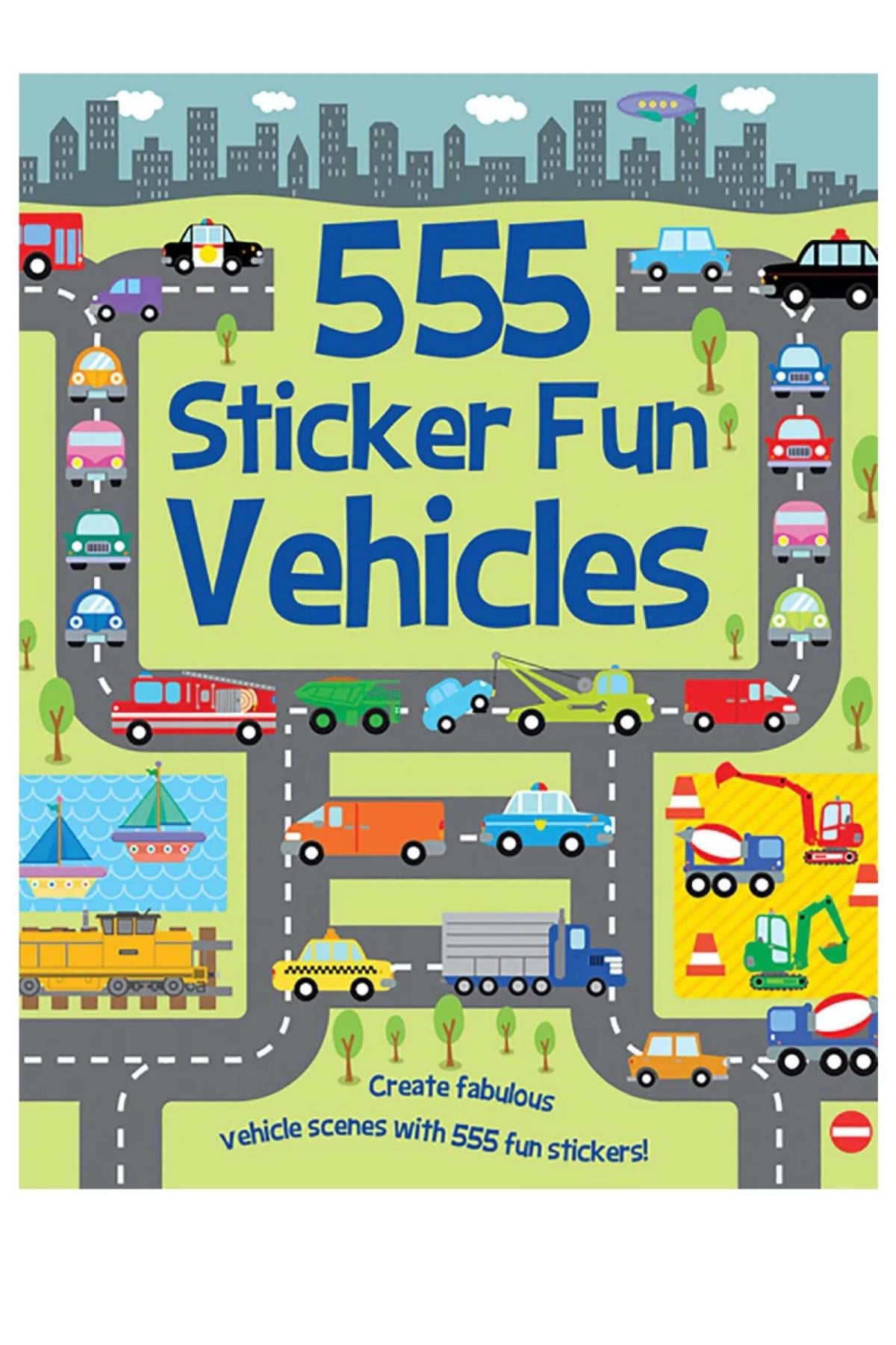 Imagine That / 555 Sticker Fun - Vehicles Çok Renkli
