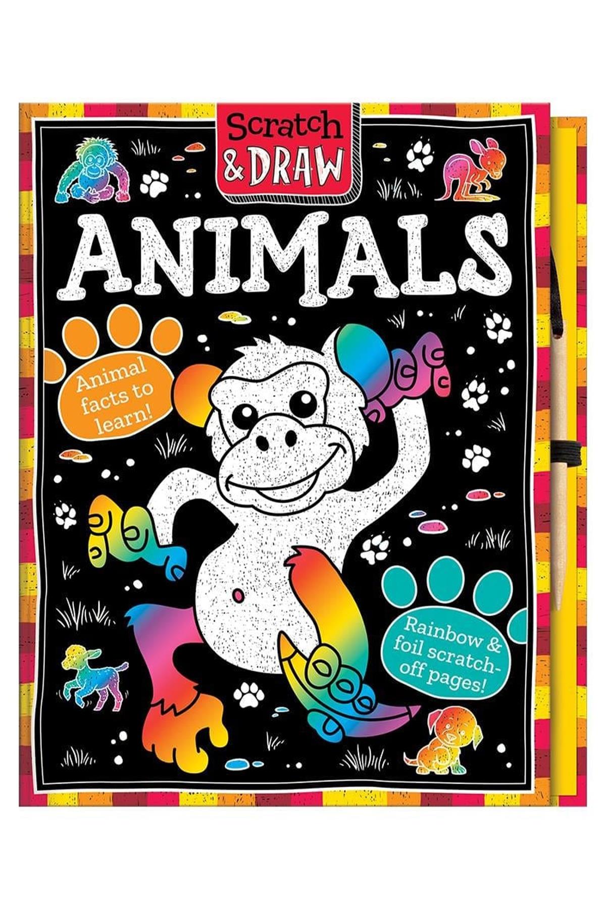 Imagine That /Scratch And Draw - Animals Çok Renkli