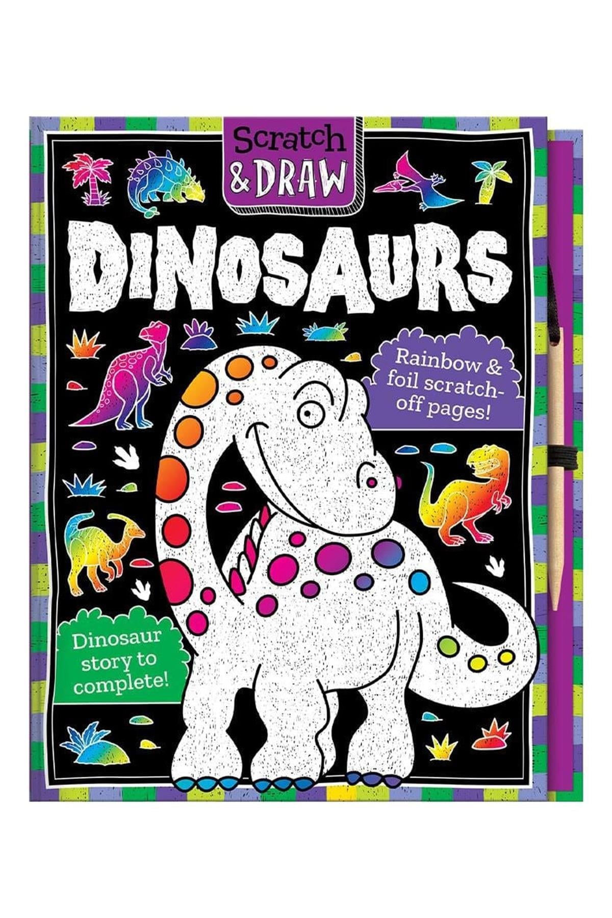 Imagine That /Scratch And Draw - Dinosaurs Çok Renkli