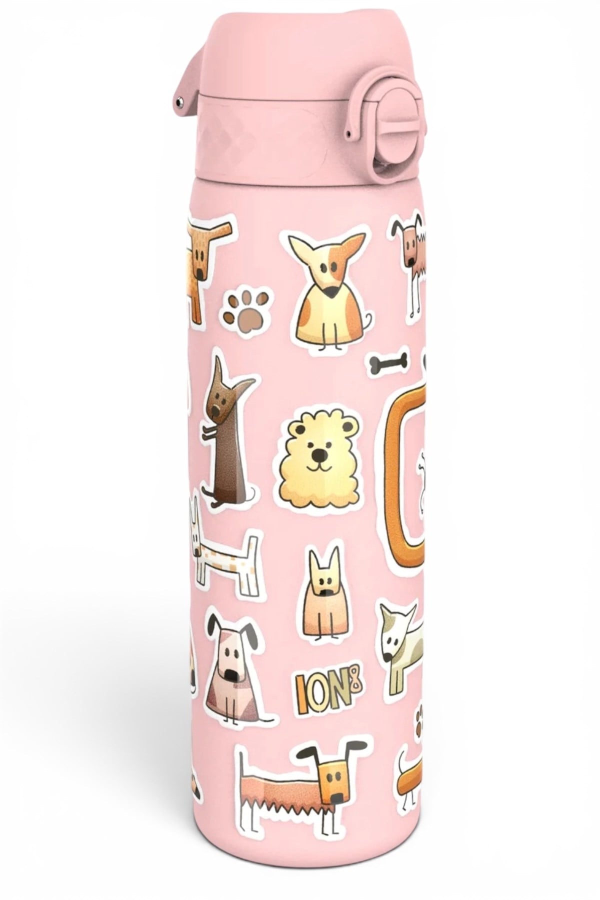 ION8 - Paslanmaz Çelik İnce Suluk - Köpekler - 600 ml - Sızdırmaz Çok Renkli