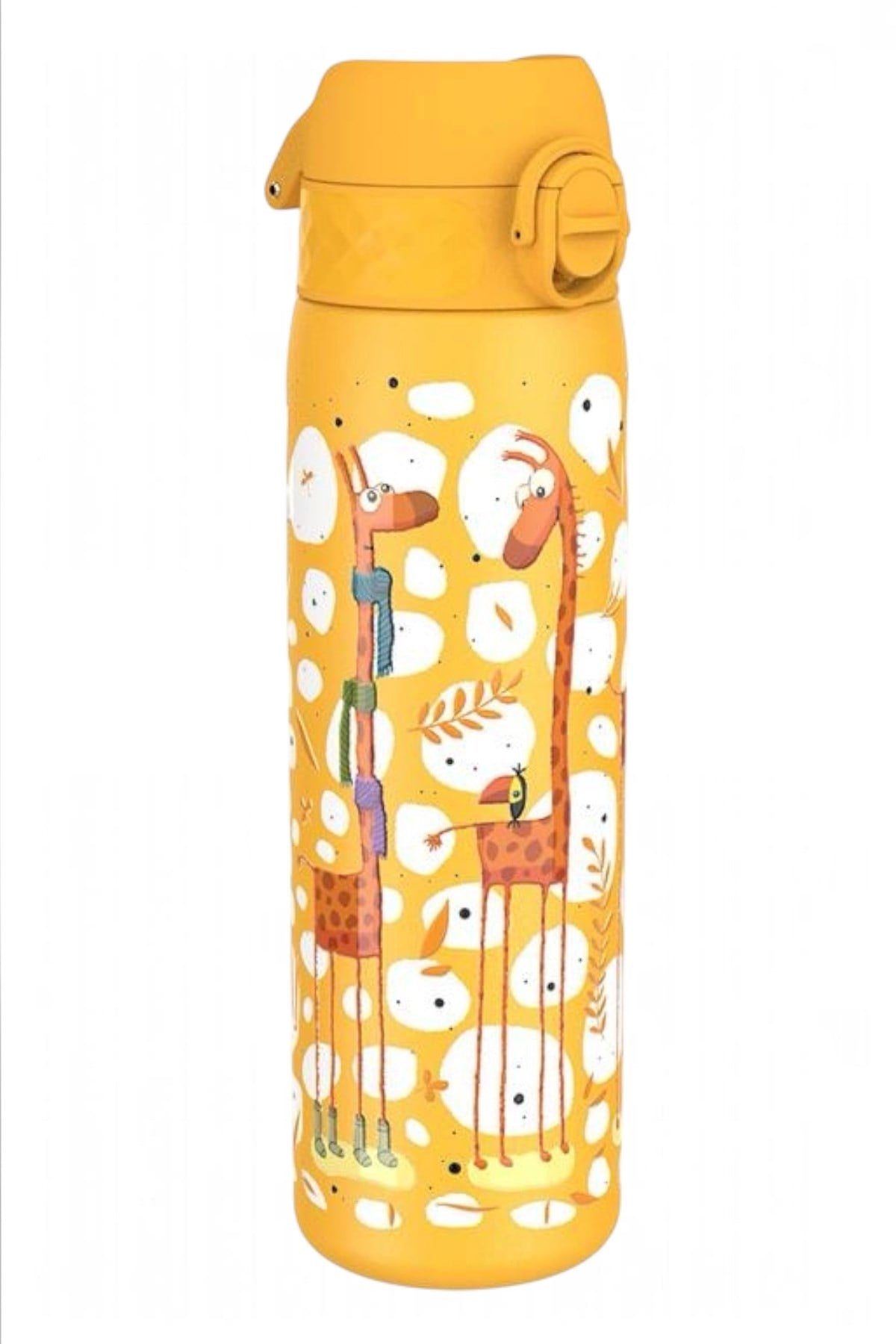 ION8 - Paslanmaz Çelik İnce Suluk - Zürafalar - 600 ml - Sızdırmaz Çok Renkli