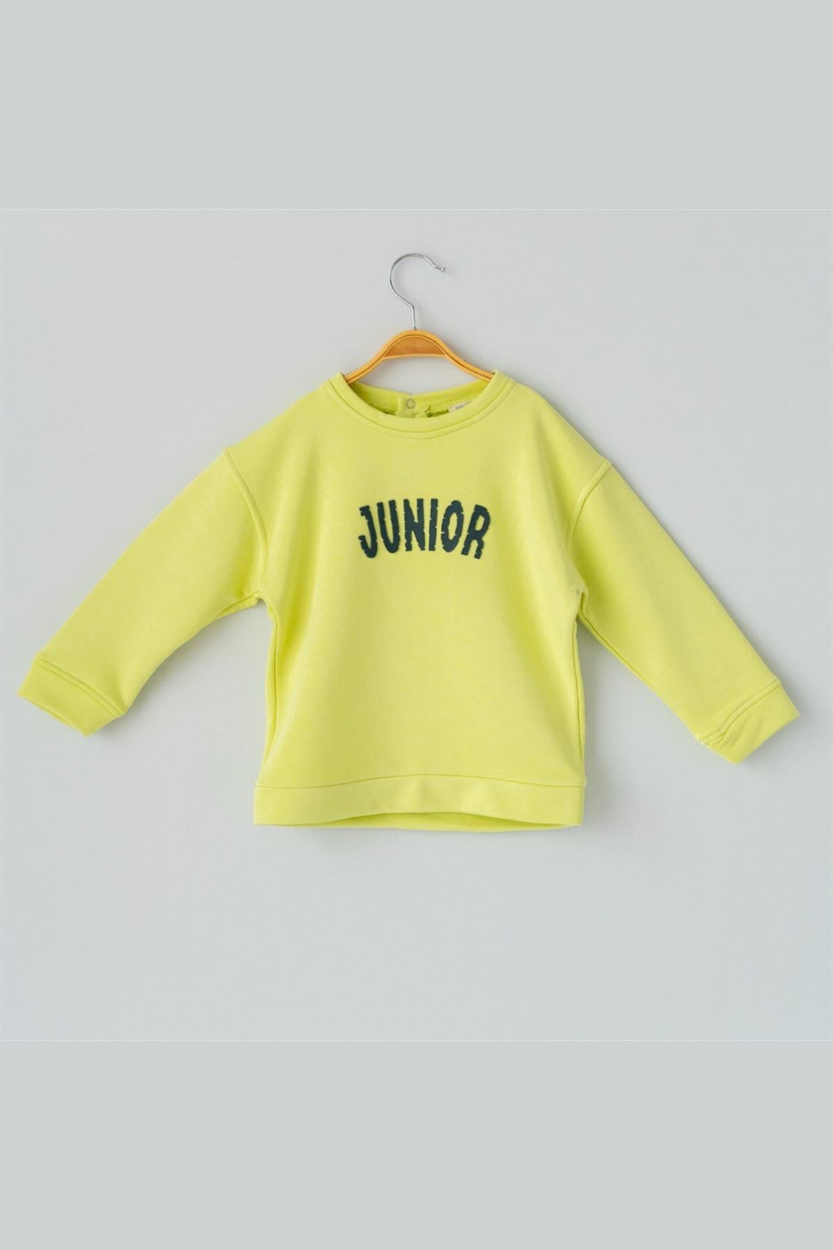 Junior 3D Baskılı Sweatshirt Çok Renkli