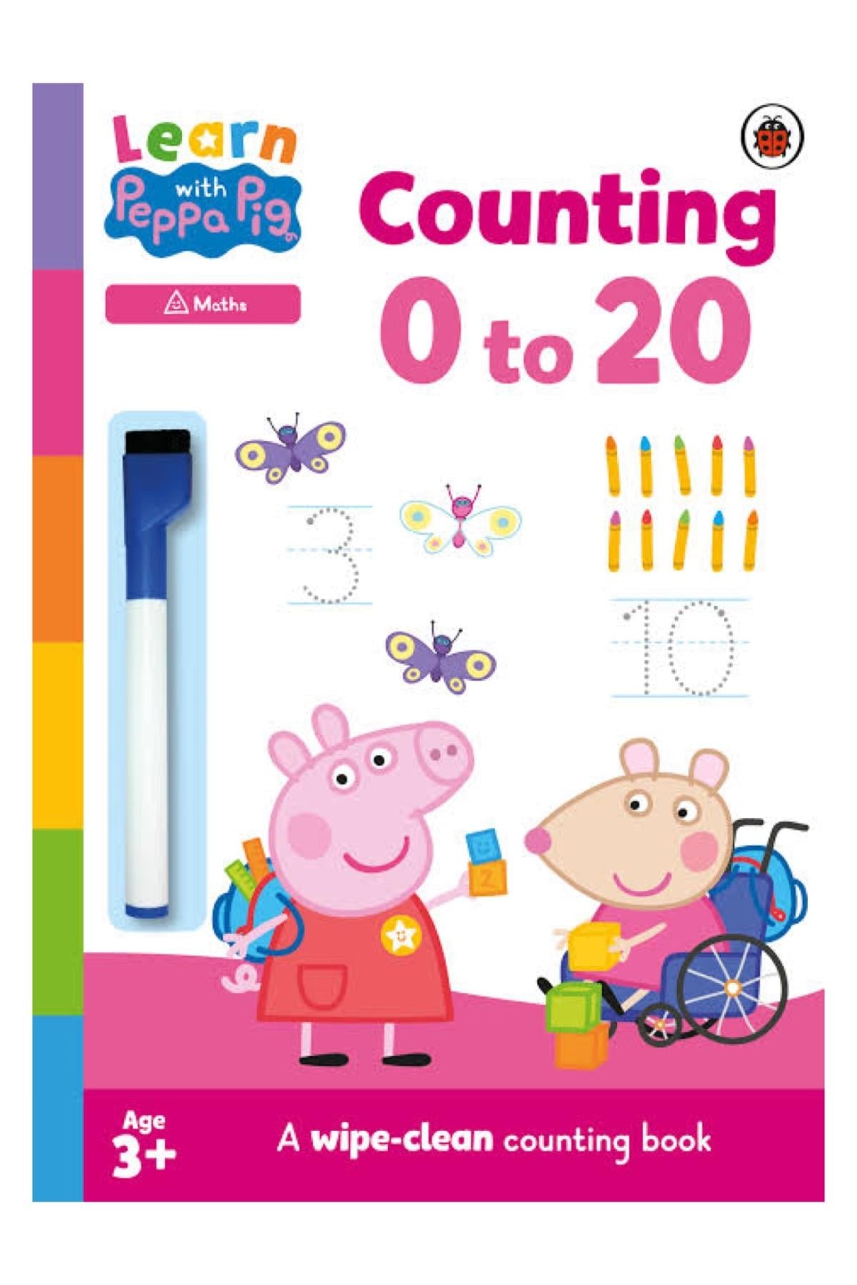 Ladybird / Learn with Peppa - Counting 0–20 Çok Renkli
