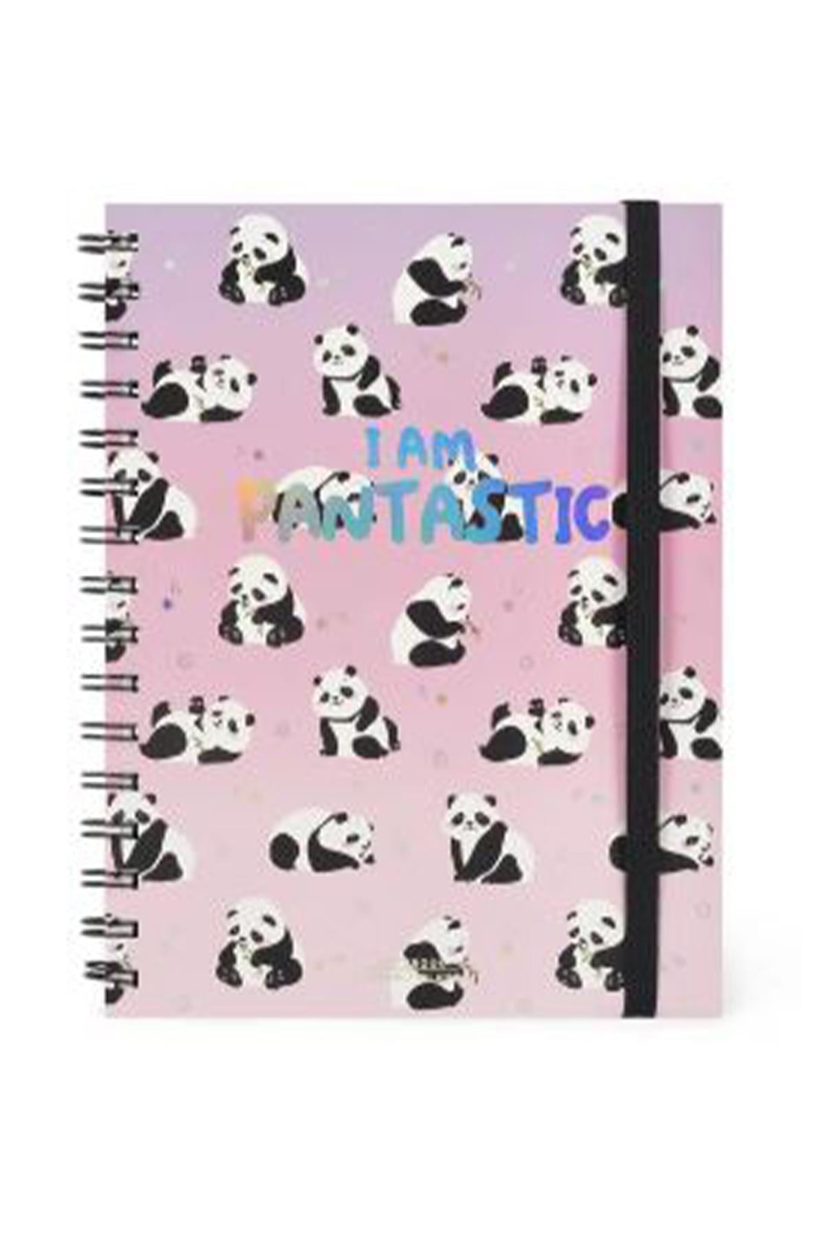 Legami / DEFTER-LG OKUL DEF BUYUK  SPIRALLI PANDA Çok Renkli