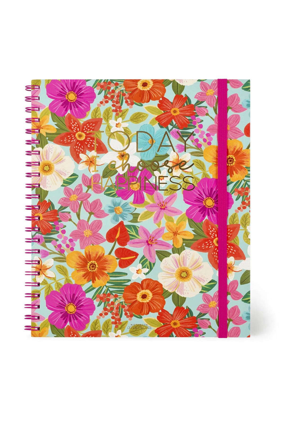 Legami / DEFTER-LG OKUL DEF TRIO SPIRALLI FLOWERS Çok Renkli