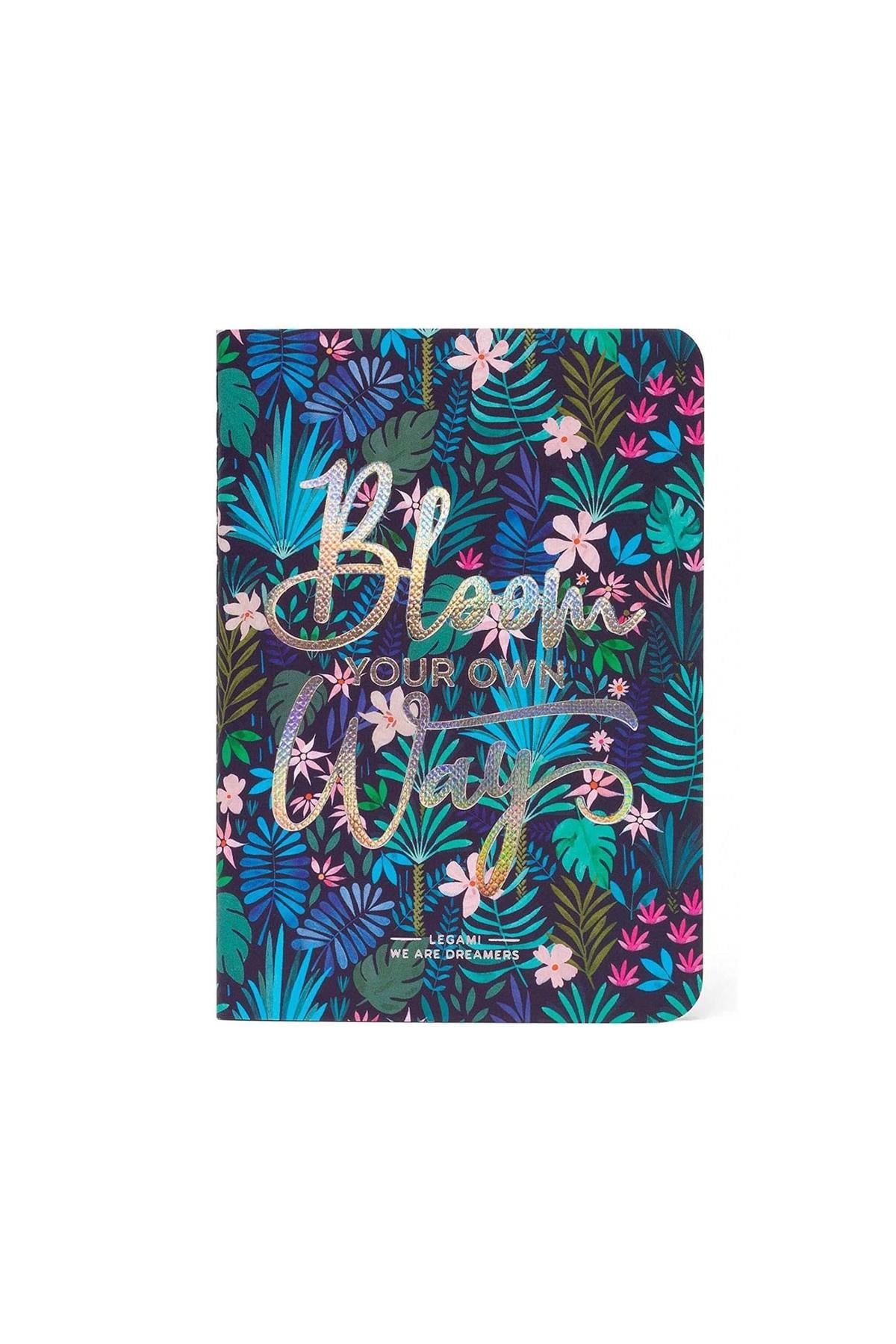 Legami / DEFTER-LG OKUL DEFTERI-A6-CIZGILI-FLORA Çok Renkli