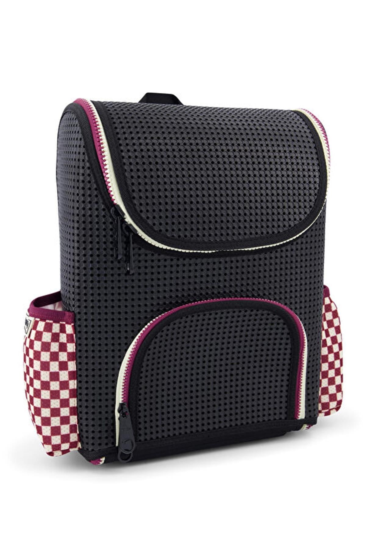 LIGHT PLUS NINE Student Sırt Çantası  / Checkered Brick Çok Renkli