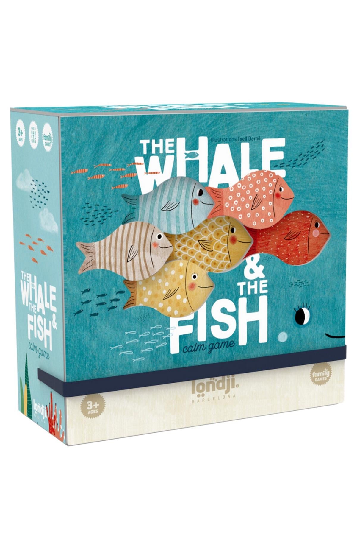 LONDJI Lonji Game - The Whale & The Fish Çok Renkli