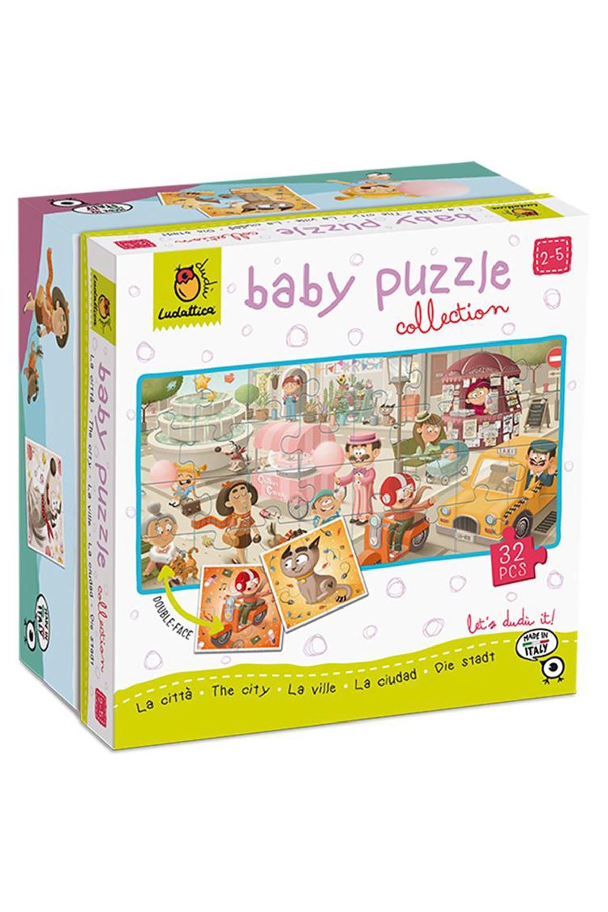 Ludattica / La Citta - The City - Baby Puzzle Collection Çok Renkli