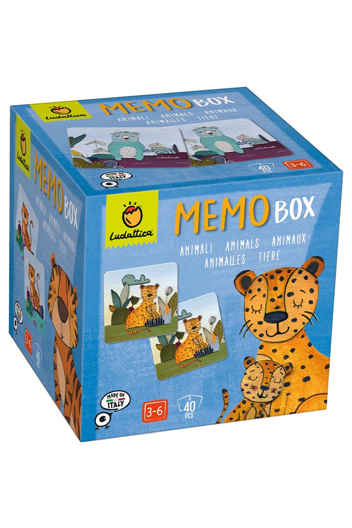 Ludattica / MEMOBOX - ANIMALS Çok Renkli