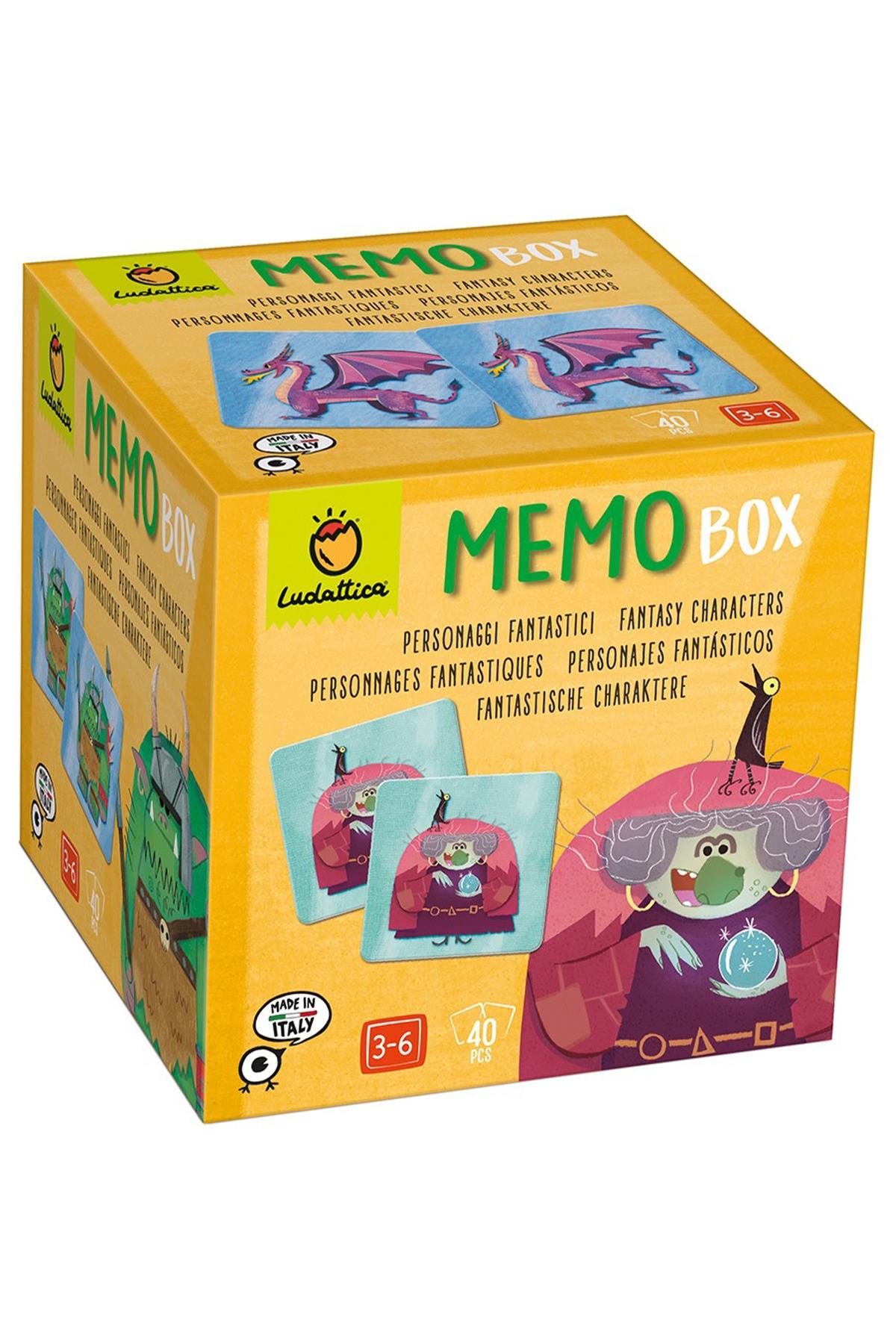 Ludattica / MEMOBOX - FANTASY CHARACTERS Çok Renkli