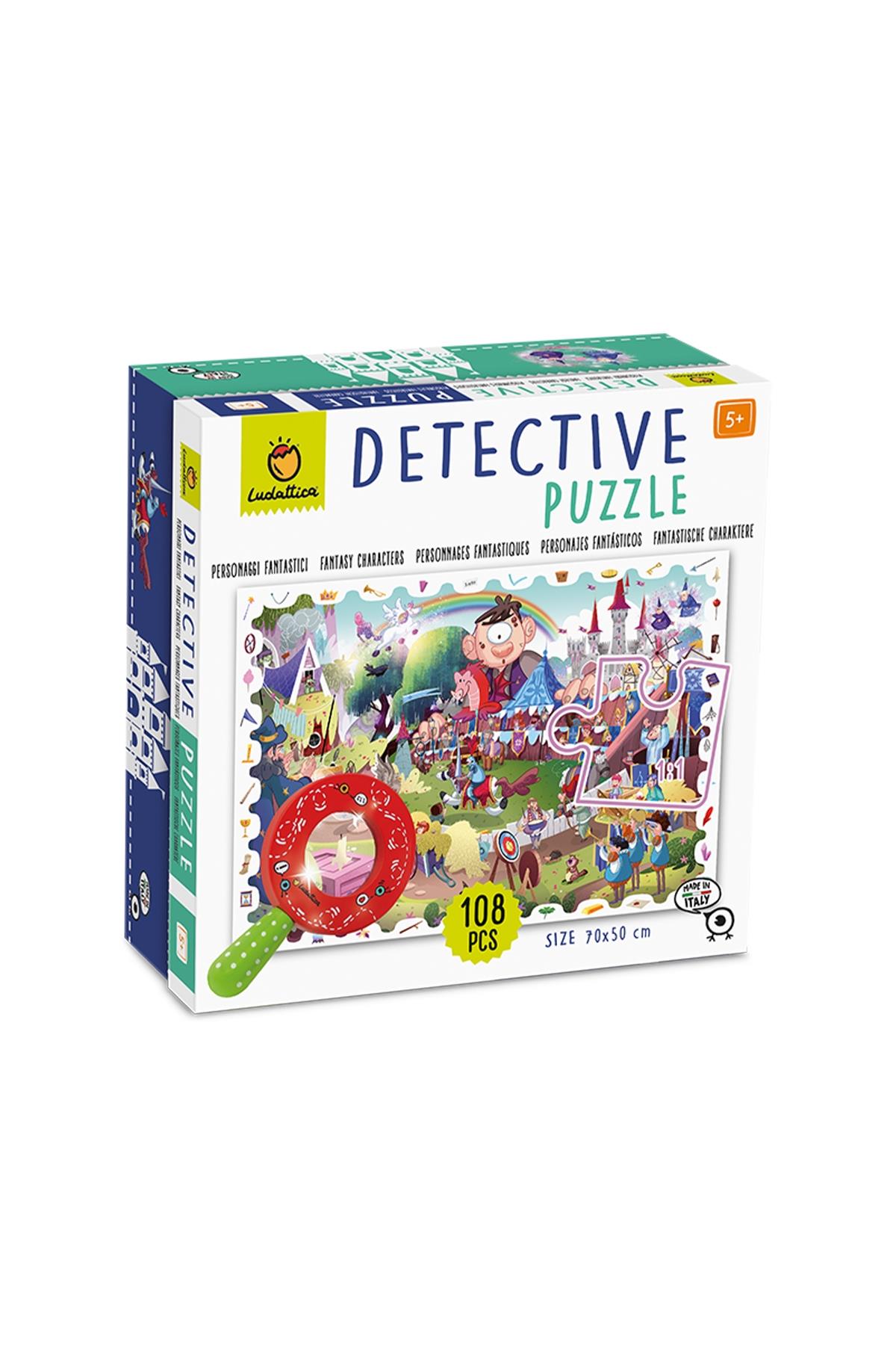 Ludattica /Personaggi Fantastici - Detective Puzzle Çok Renkli