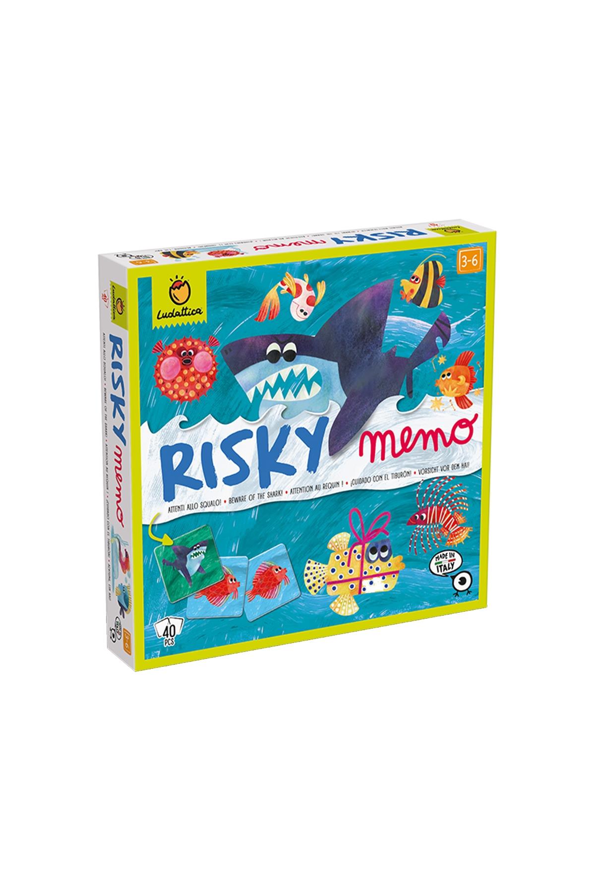 Ludattica /Risky Memo - Beware Of The Shark Çok Renkli