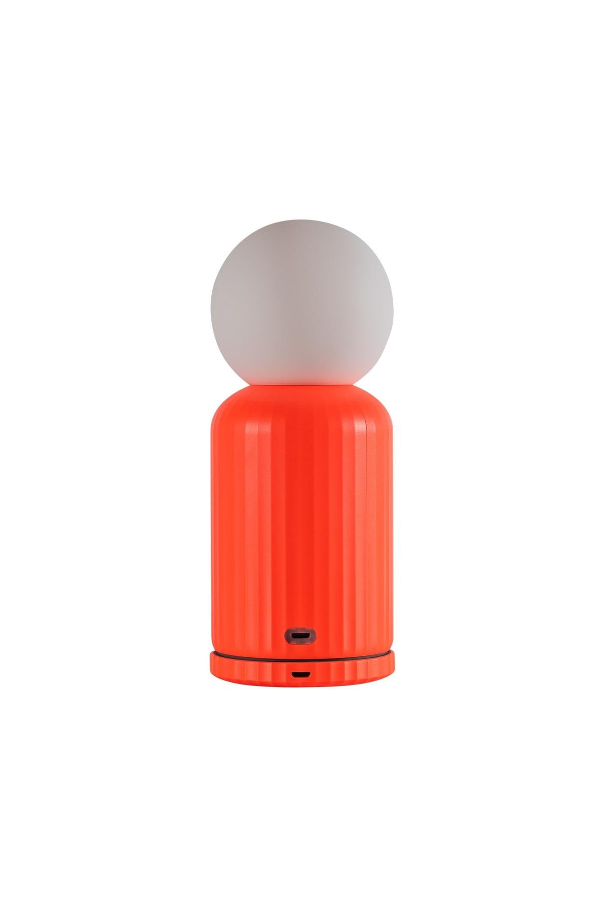 LUND LONDON  Wireless Lamp and Charger - Mini Sarjlı Lamba Mercan