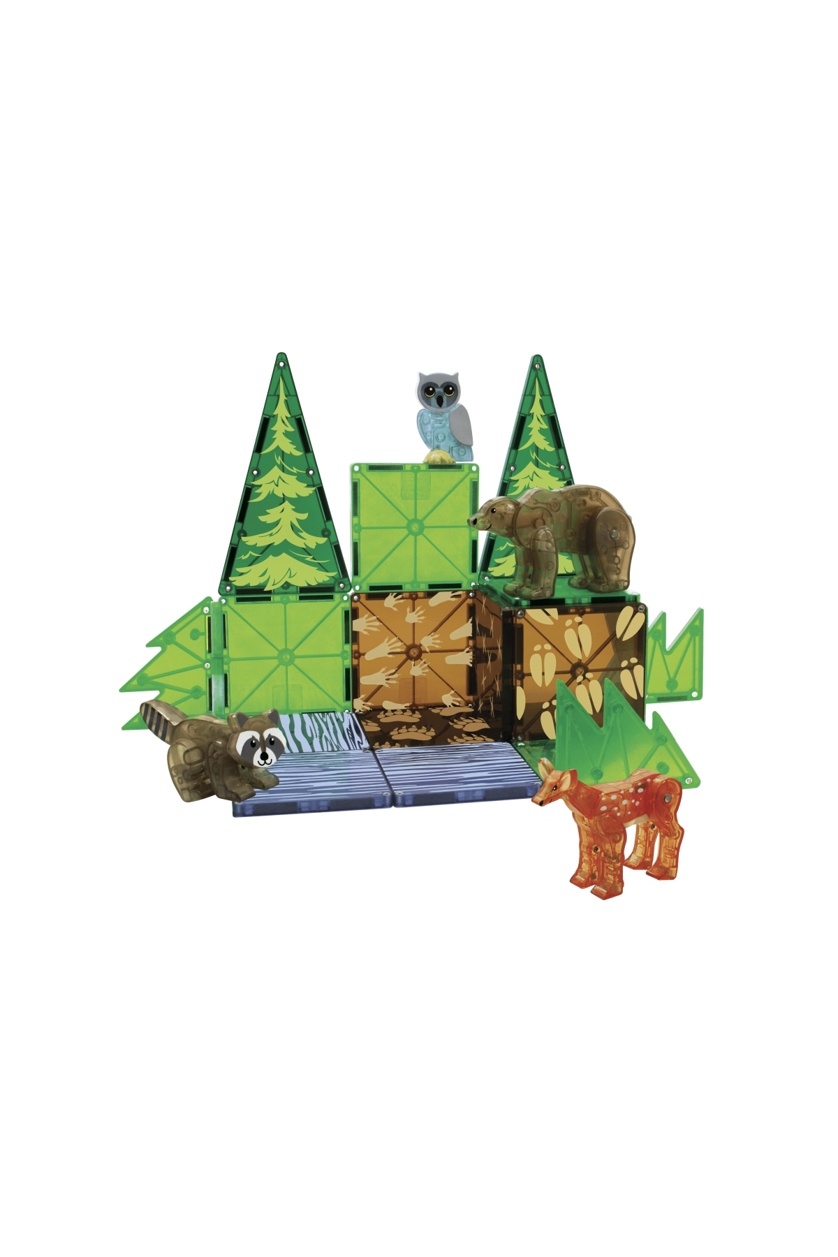 Magna-Tiles - Orman Hayvanları - 25 Parça Çok Renkli