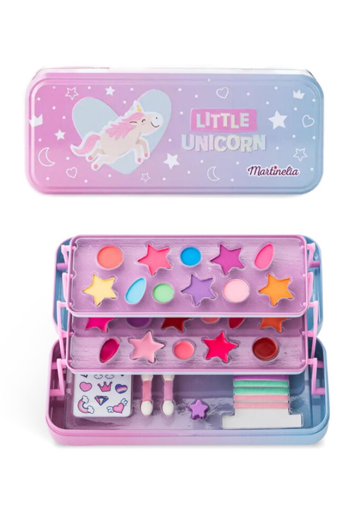Martinelia Metal Kutulu Makyaj Seti - Little Unicorn Çok Renkli