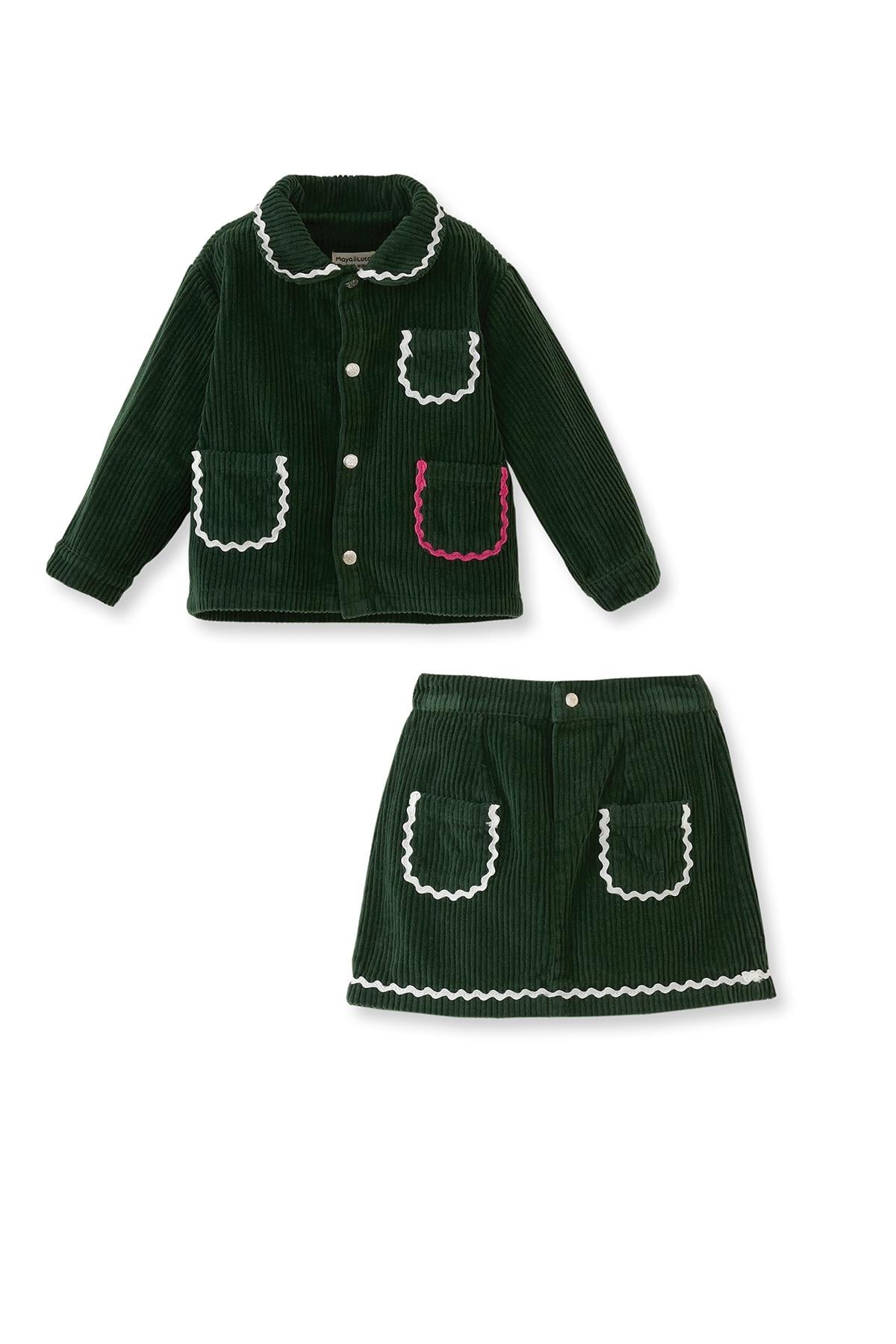 Maya Luca / Courduroy (Green) Çok Renkli