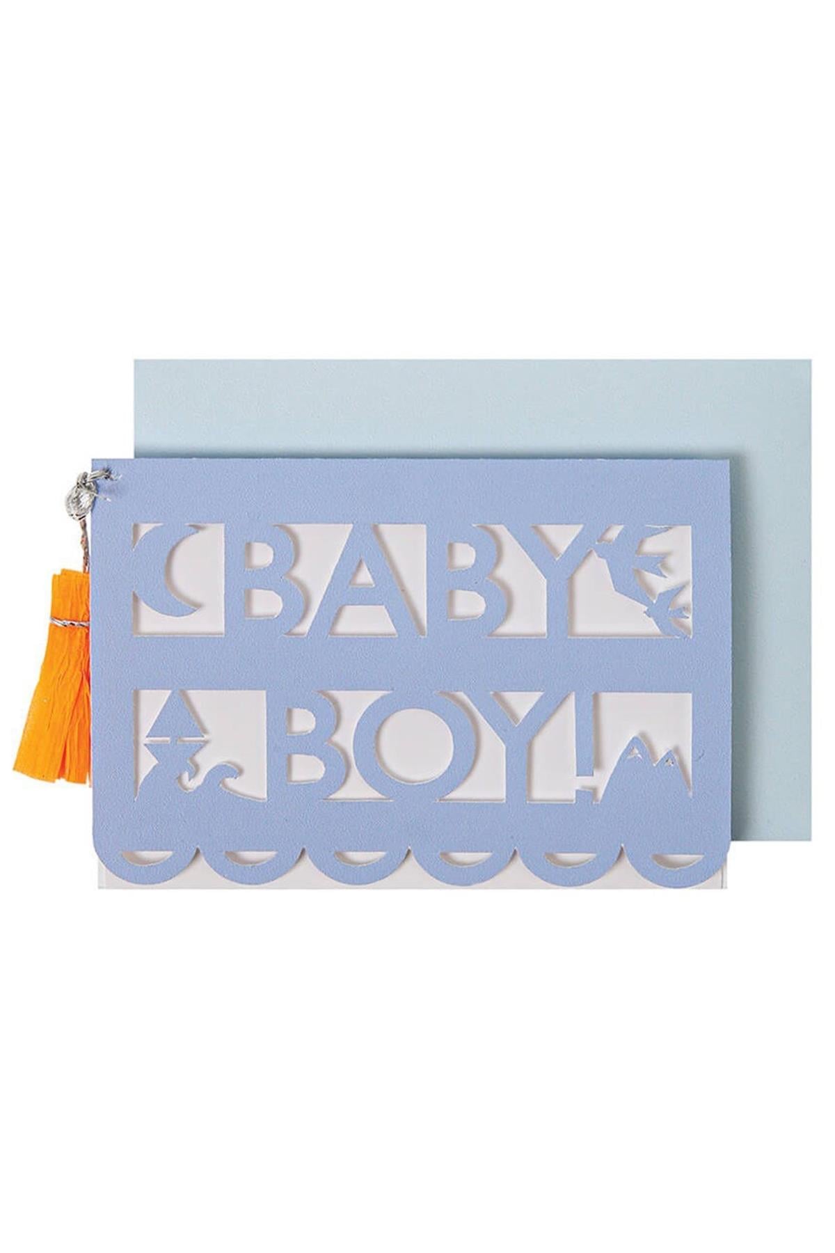 Meri Meri - Baby Boy! Not Kartı Çok Renkli