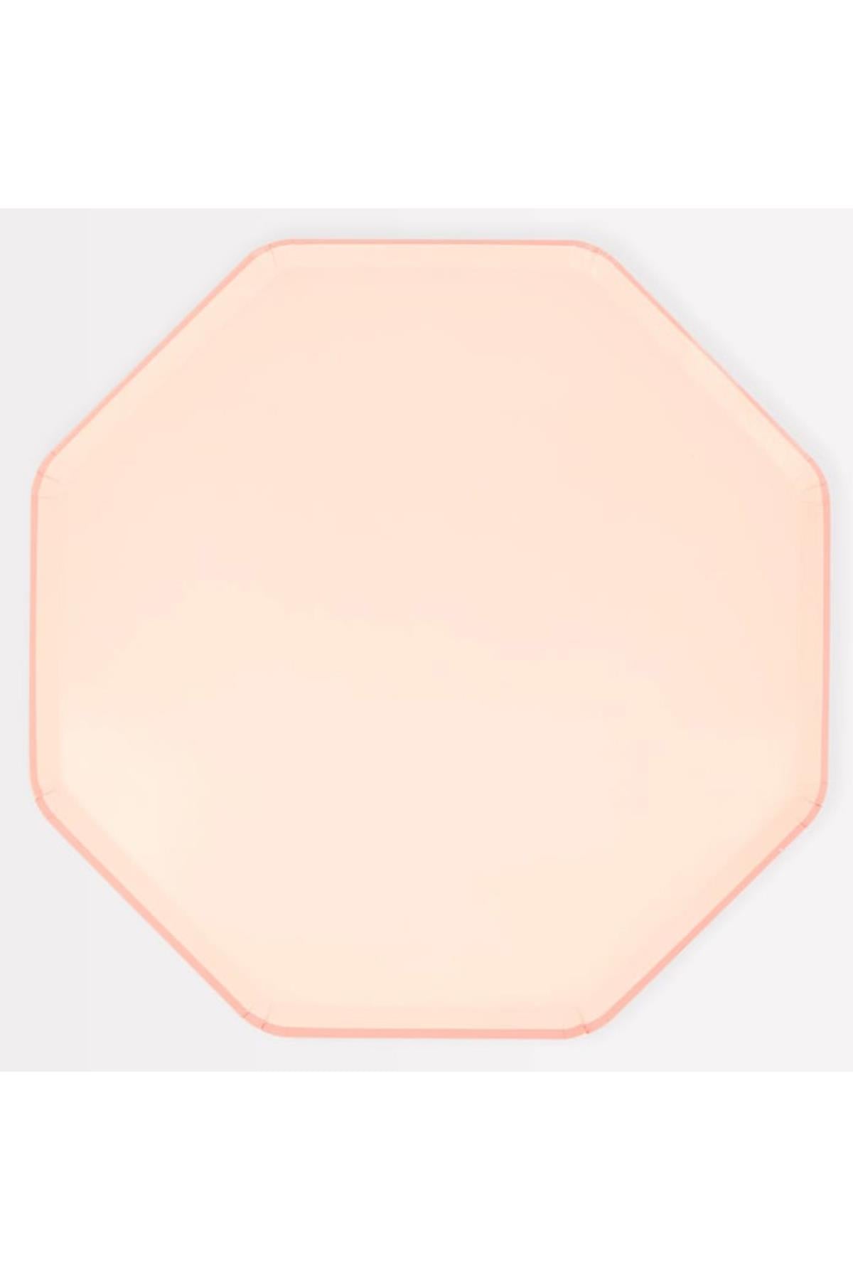 Meri Meri - Ballet Slipper Pink Dinner Plates - Bale Point Pembesi Tabaklar (L) (x8) Çok Renkli
