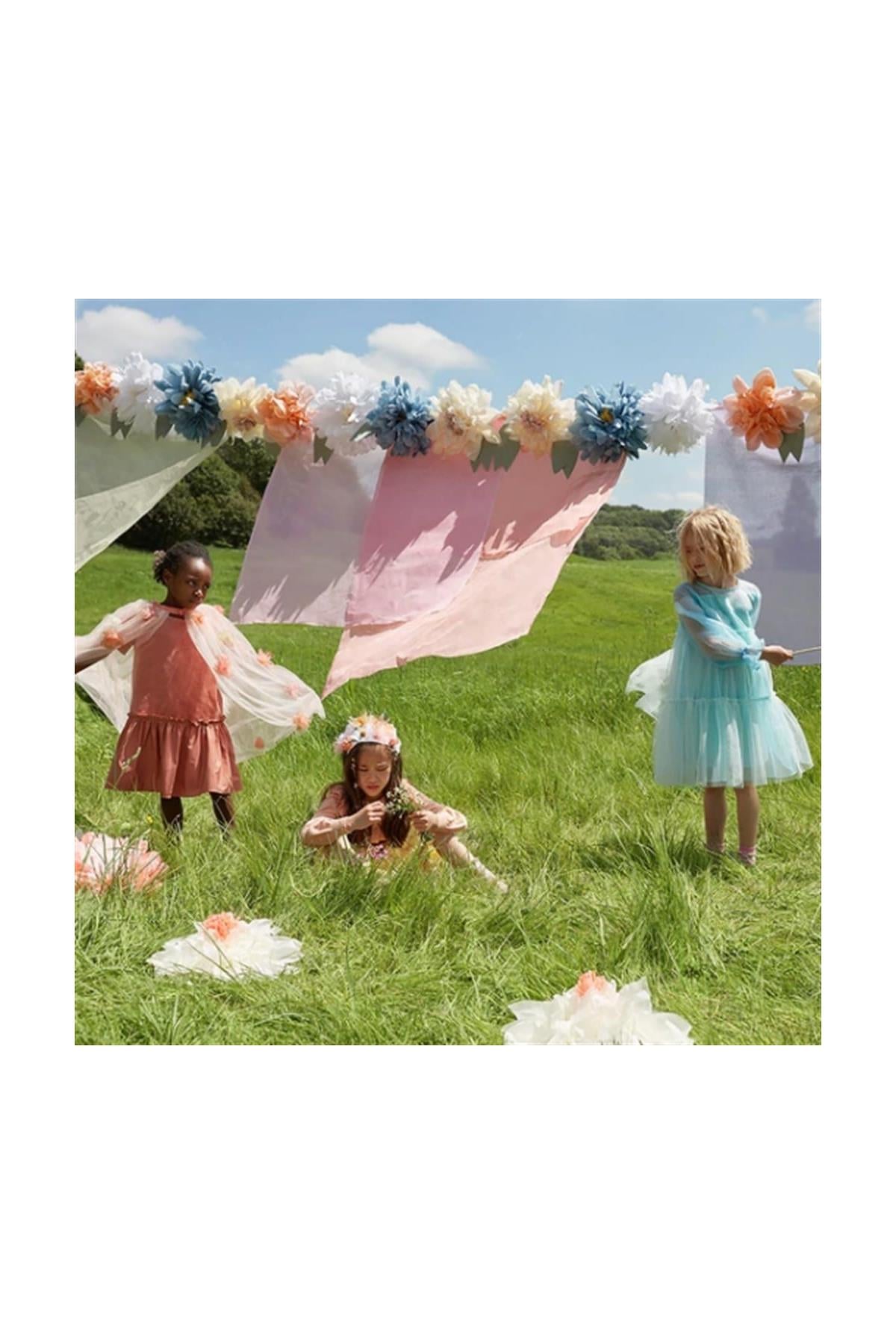 Meri Meri - Flowers In Bloom Giant Garland - Dev Çiçekler Asılan Süs Çok Renkli