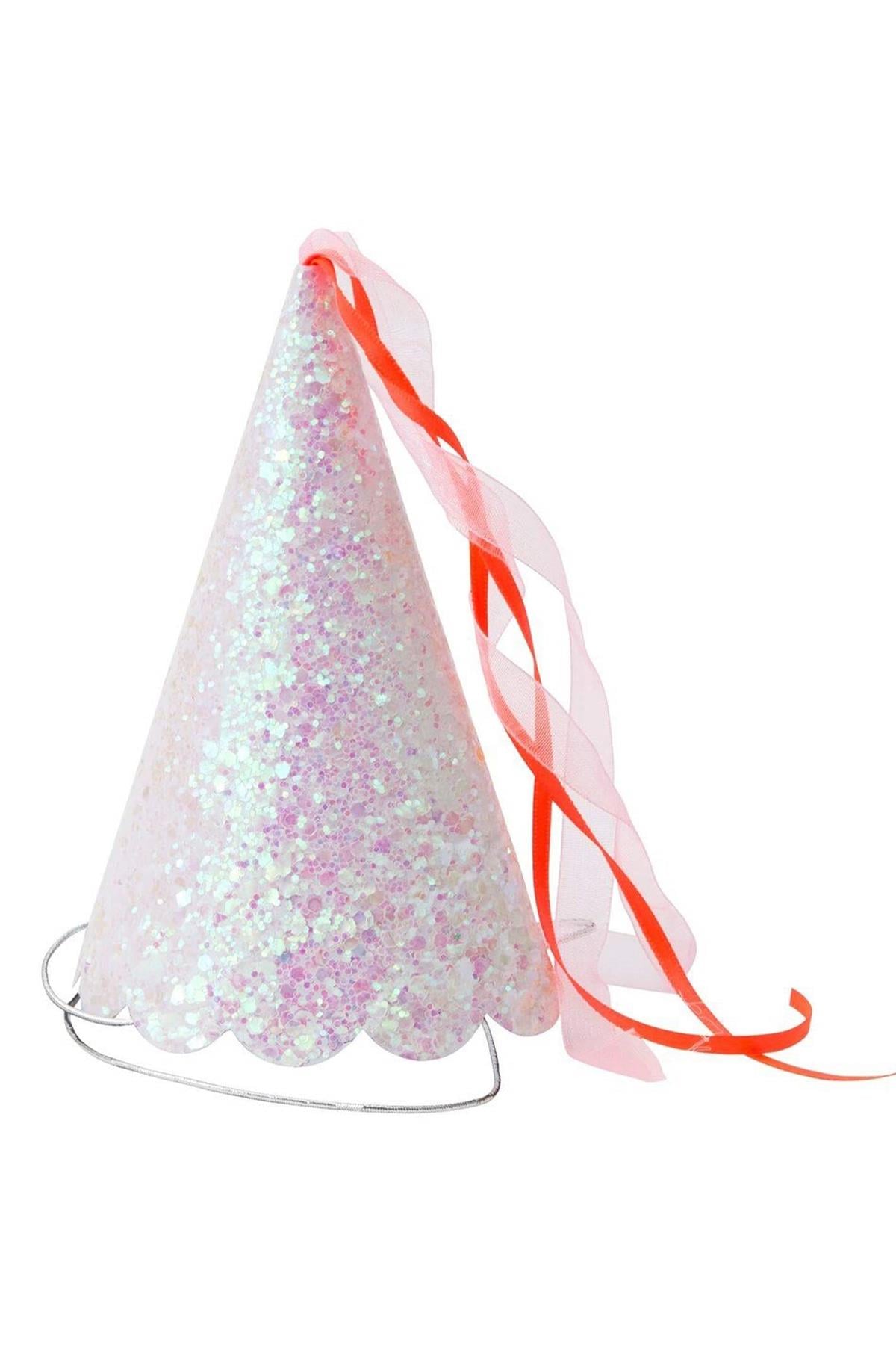 Meri Meri - Magical Princess Party Hats - Büyülü Prenses Parti Şapkaları - 8'li Çok Renkli