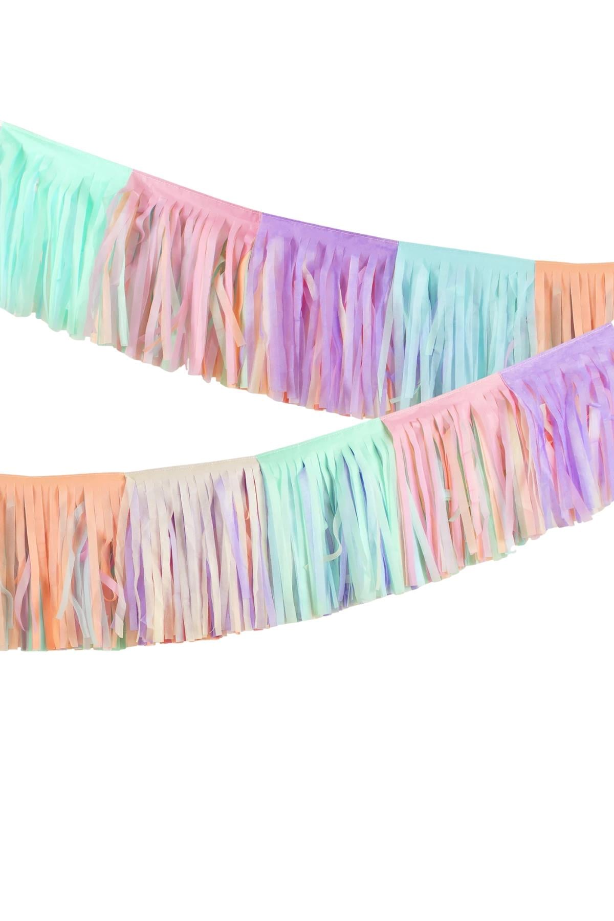 Meri Meri - Pastel Saçaklı Asılan Süs Çok Renkli