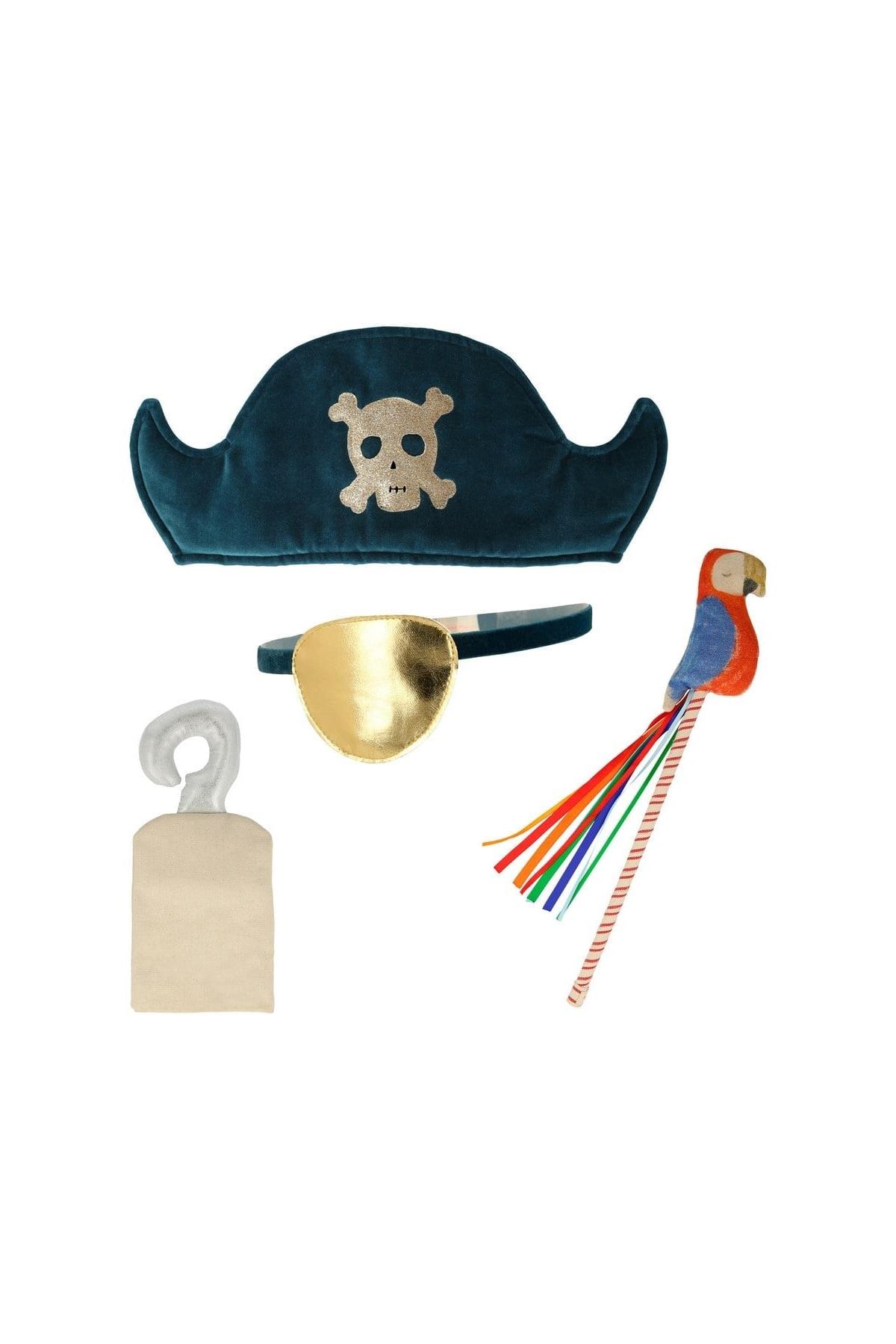Meri Meri - Pirate Dress-Up Set - Korsan Kostüm Seti Çok Renkli