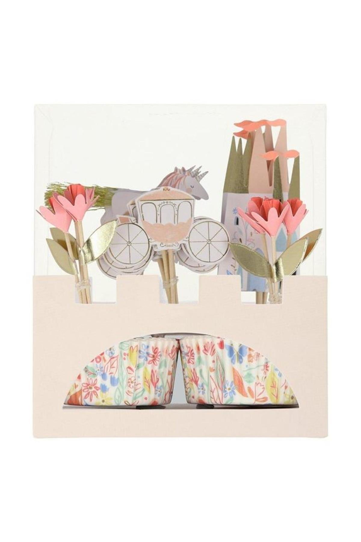 Meri Meri - Princess Cupcake Kit - Prenses Cupcake Kit Çok Renkli