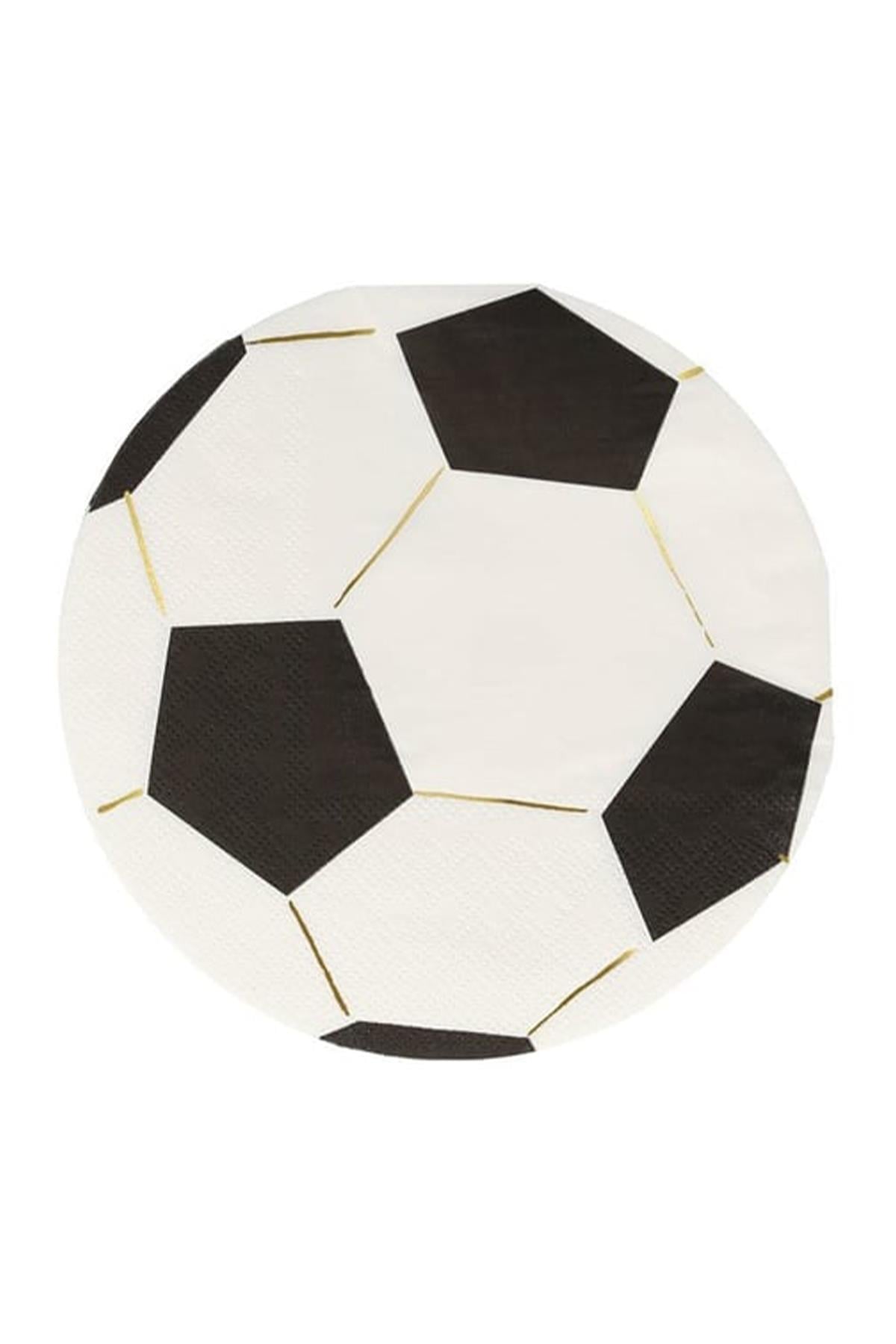 Meri Meri - Soccer Napkins - Futbol Peçeteler - 16'lı Çok Renkli