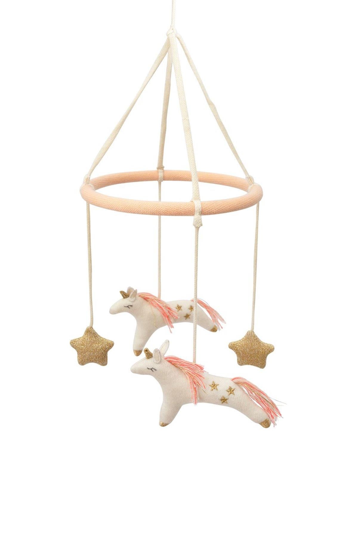 Meri Meri - Unicorn Baby Mobile - Unicorn Bebek Odası Süsü Çok Renkli