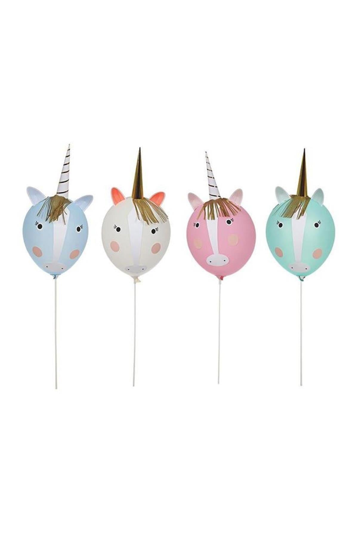 Meri Meri - Unicorn Balloon Kit - Unicorn Balon Kit Çok Renkli