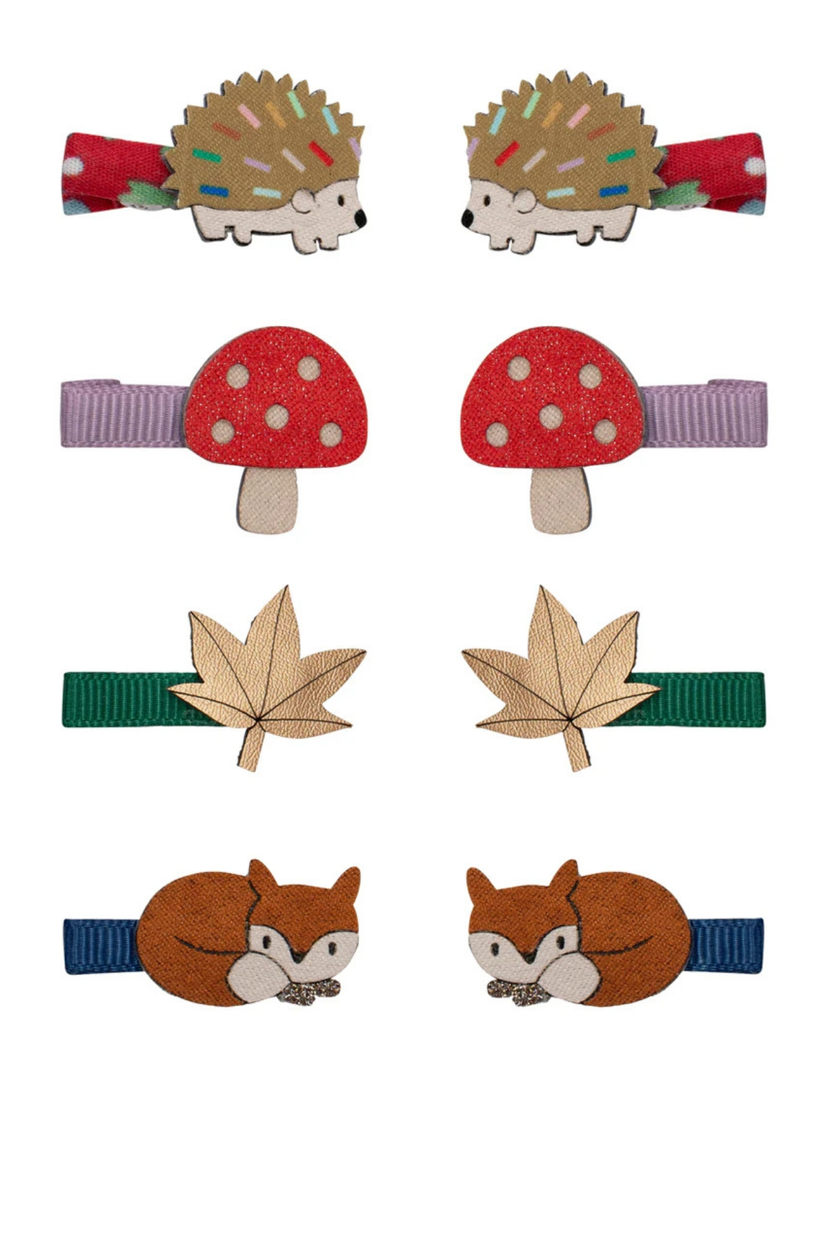 Mimi & Lula / Autumn Woodland Mini 8'li Toka Çok Renkli