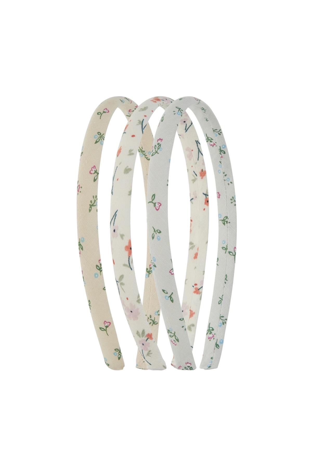 Mimi & Lula Blossom Floral Alice 3'lü Taç Çok Renkli