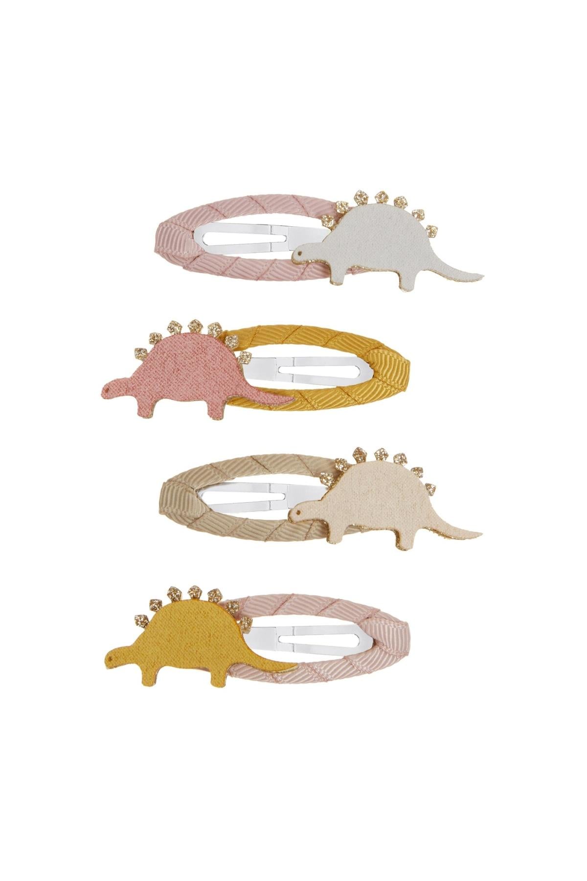 Mimi & Lula Cute Dino 4'lü Toka Çok Renkli