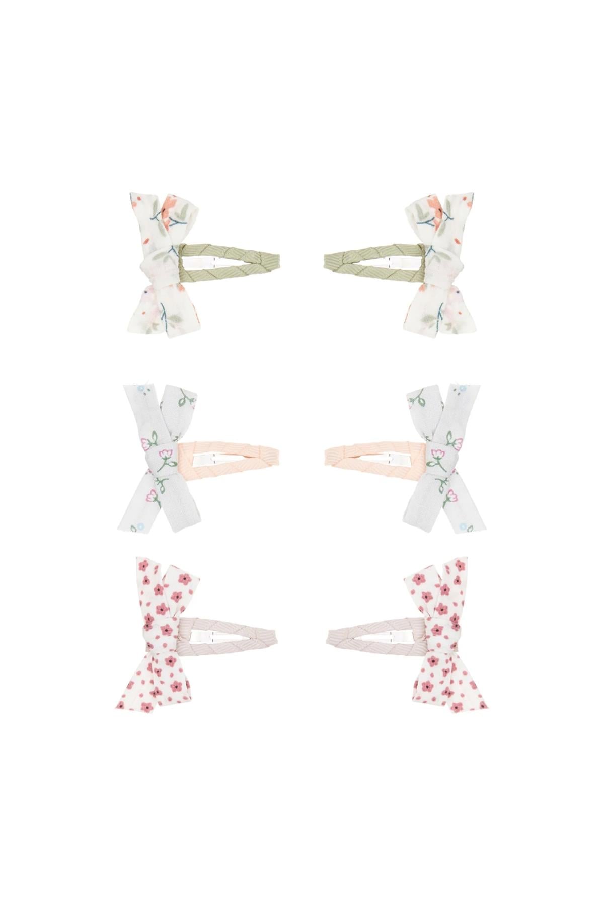 Mimi & Lula Floral Prairie Mini 6'lı Toka Çok Renkli