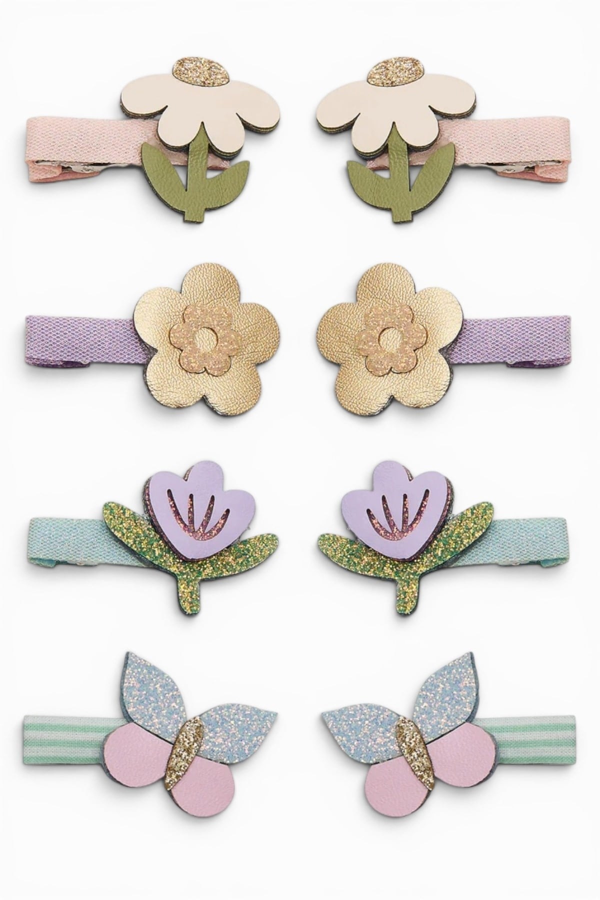 Mimi & Lula Flower Garden Mini 8'li Toka Çok Renkli