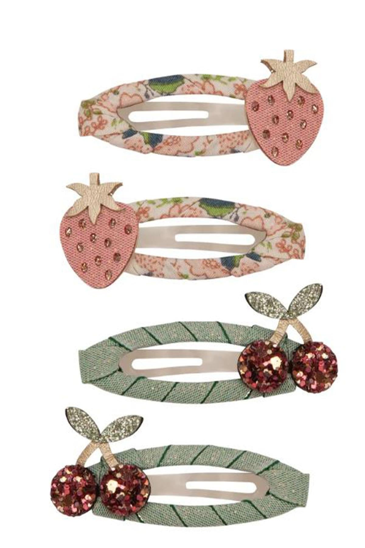 Mimi & Lula Fruity Floral 4’lü Toka Çok Renkli