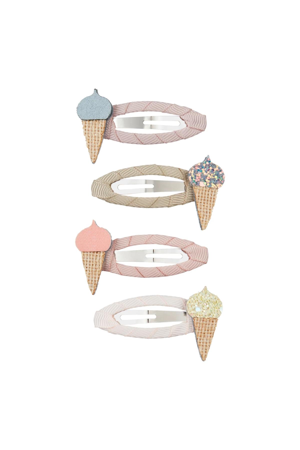 Mimi & Lula Ice Cream 4'lü Toka Çok Renkli