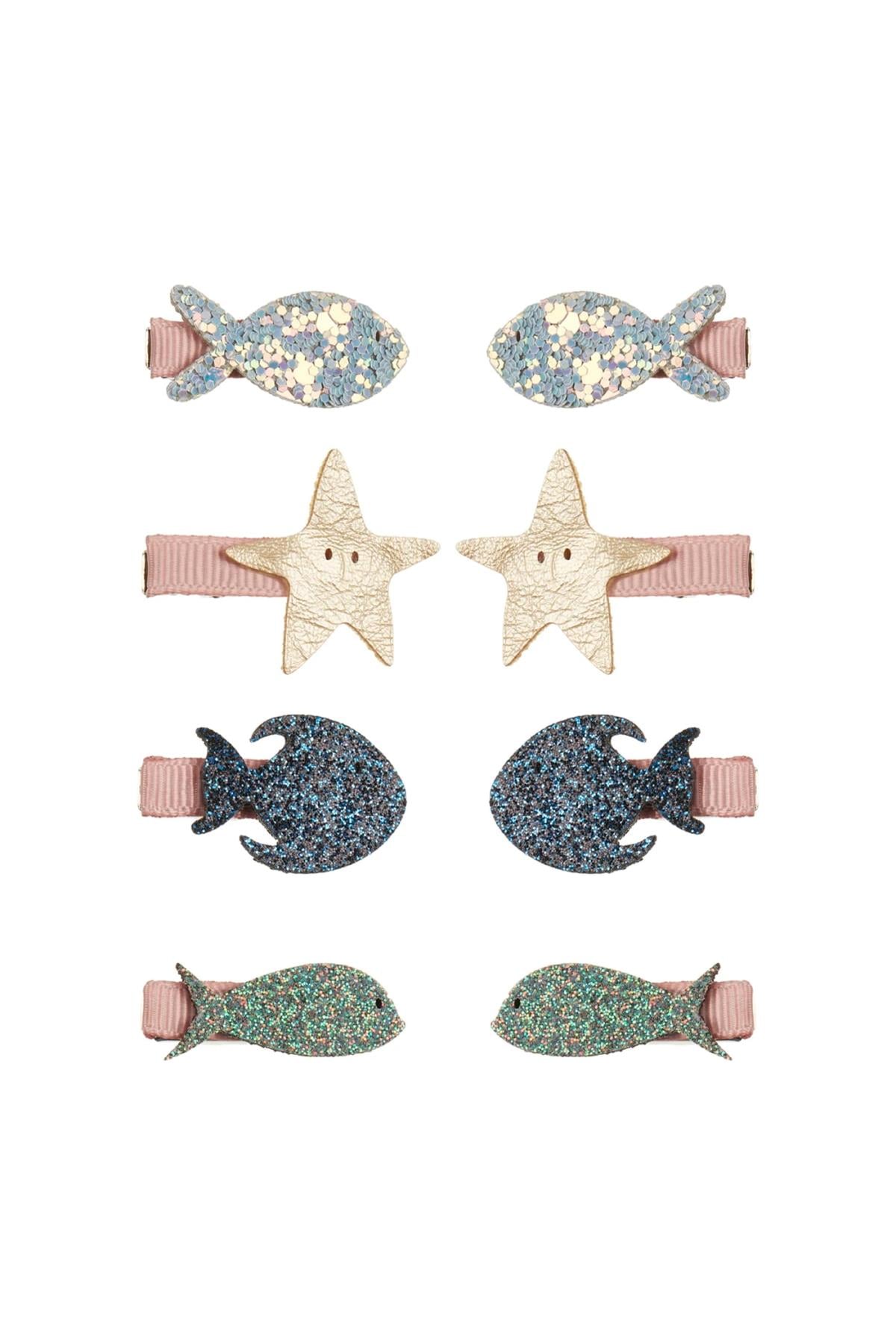 Mimi & Lula Little Fish Mini 8'li Toka Çok Renkli