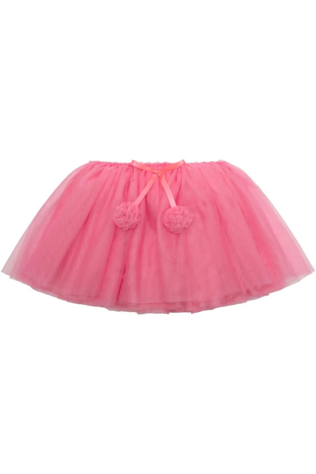 Mimi & Lula / Pink Ruffle Flower Tütü Çok Renkli